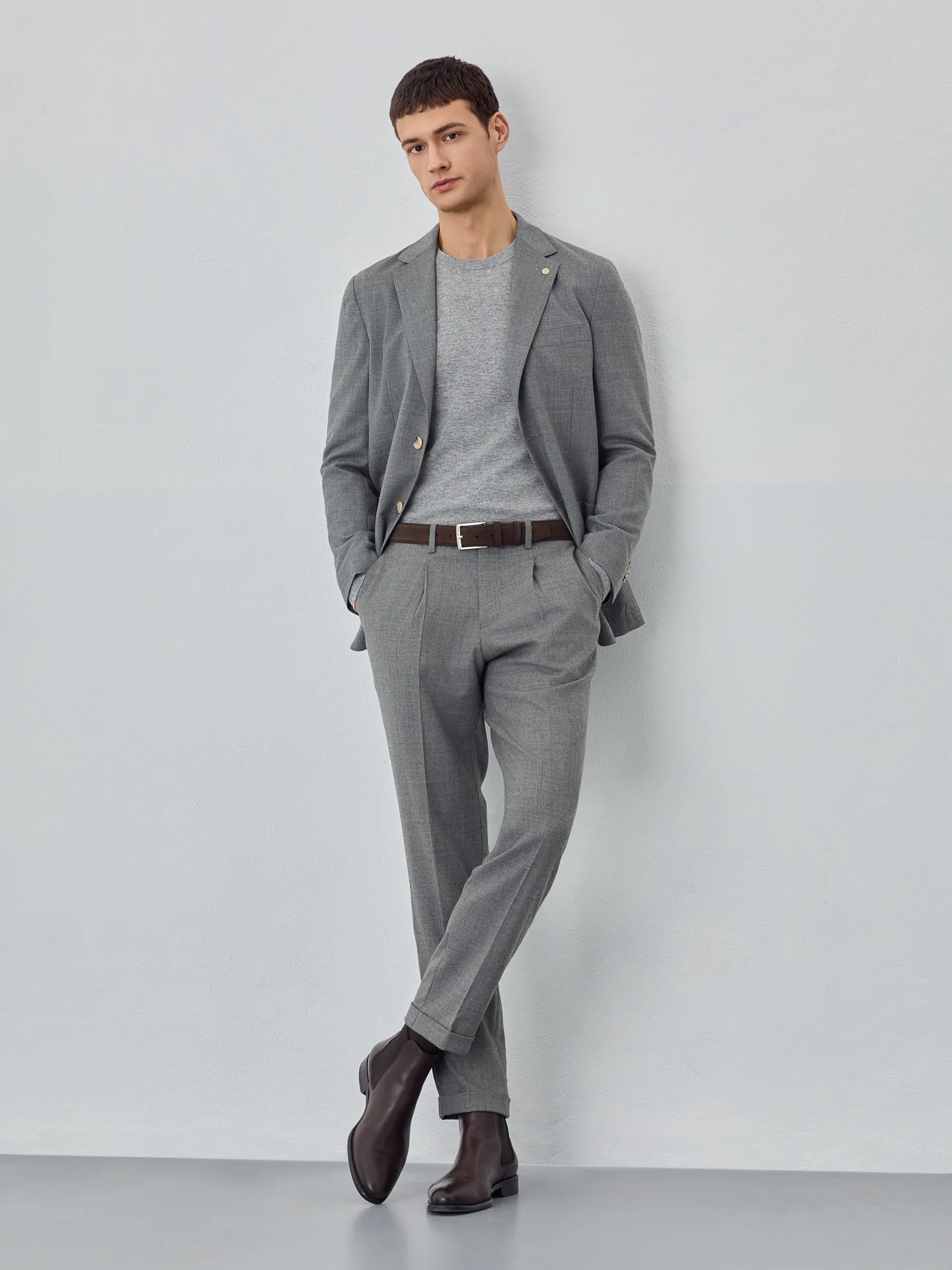 Blazer de flanela Luxe Leisure Premium - Image 4