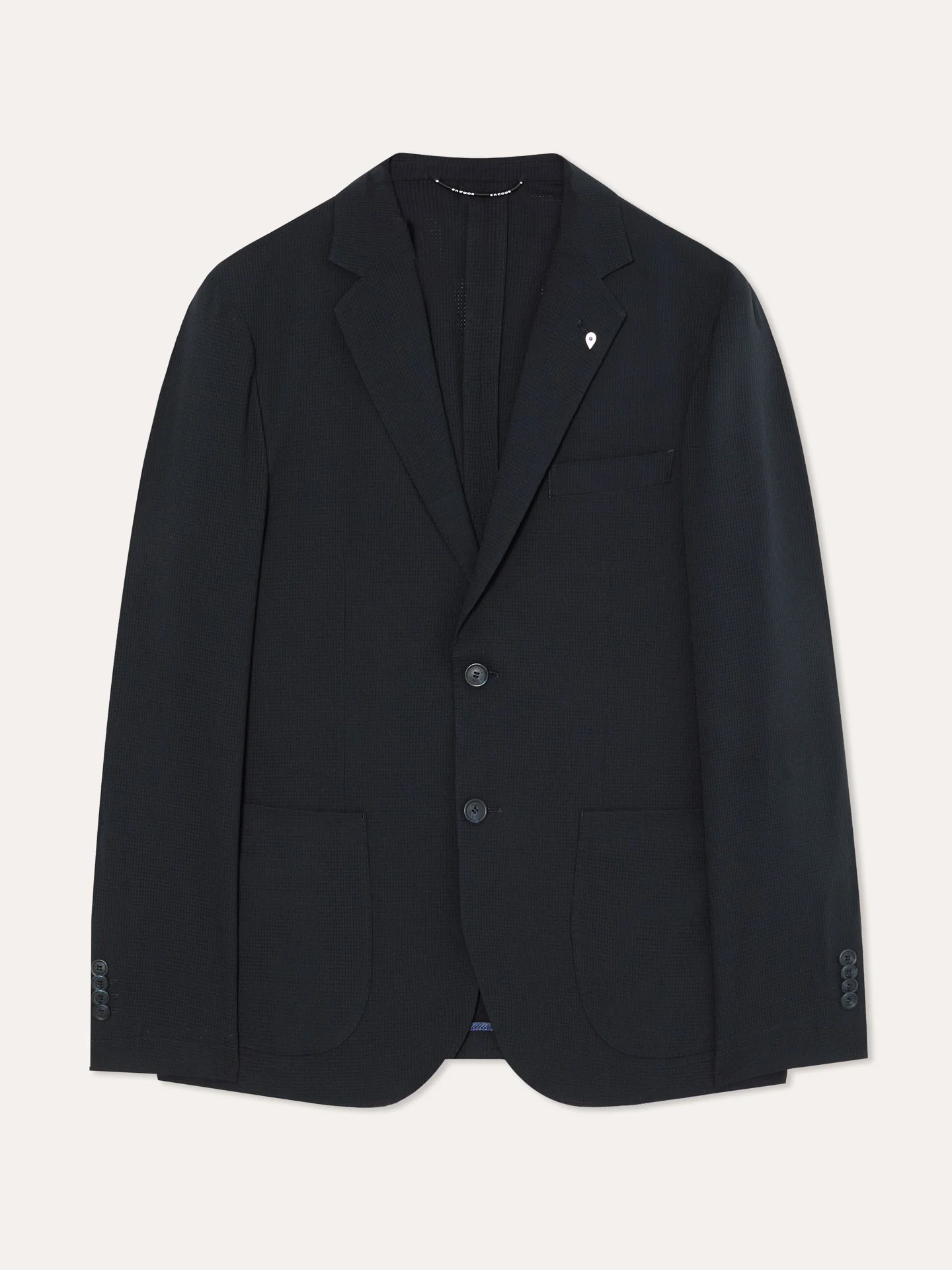 Blazer desestruturado azul escuro K.Airmesh - Image 4