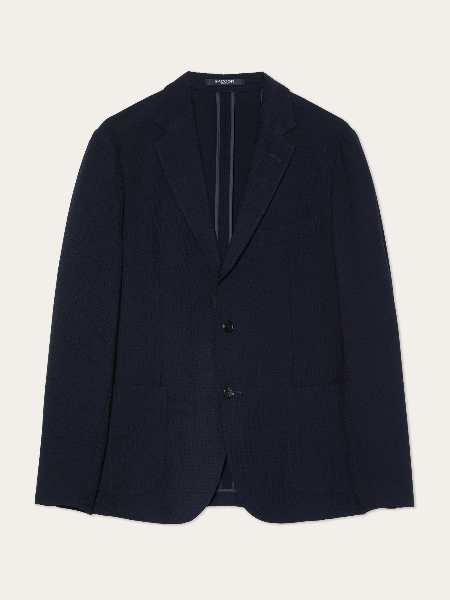 Blazer em Malha Texturada Italiana em Lã Stretch - Image 5