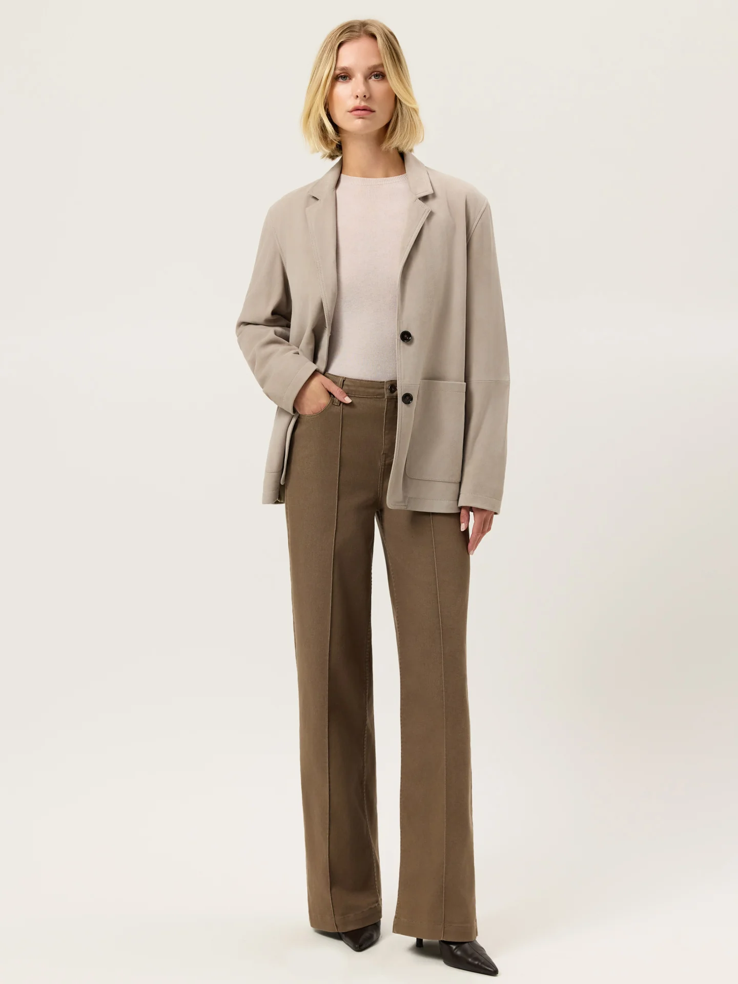 Blazer Oversized em Camurça - Image 6