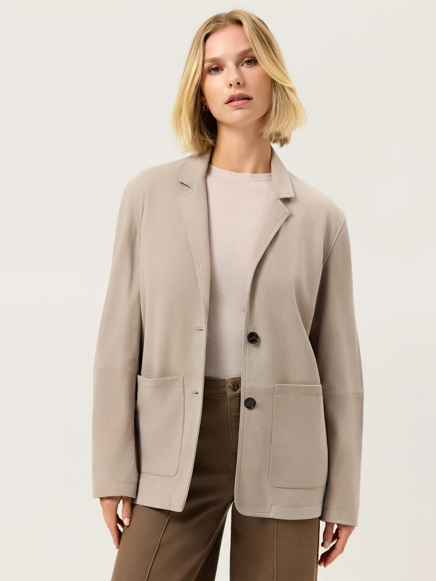 Blazer Oversized em Camurça - Image 8