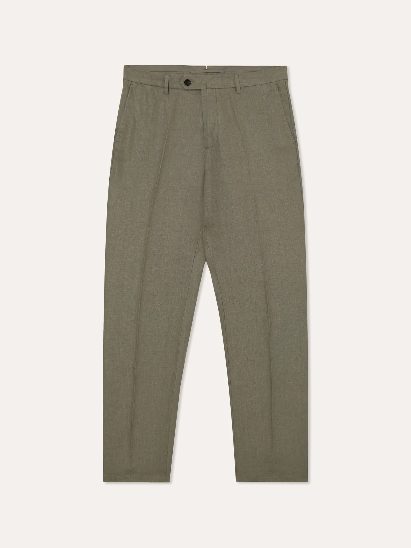 Calças casuais regular fit de linho - Image 10