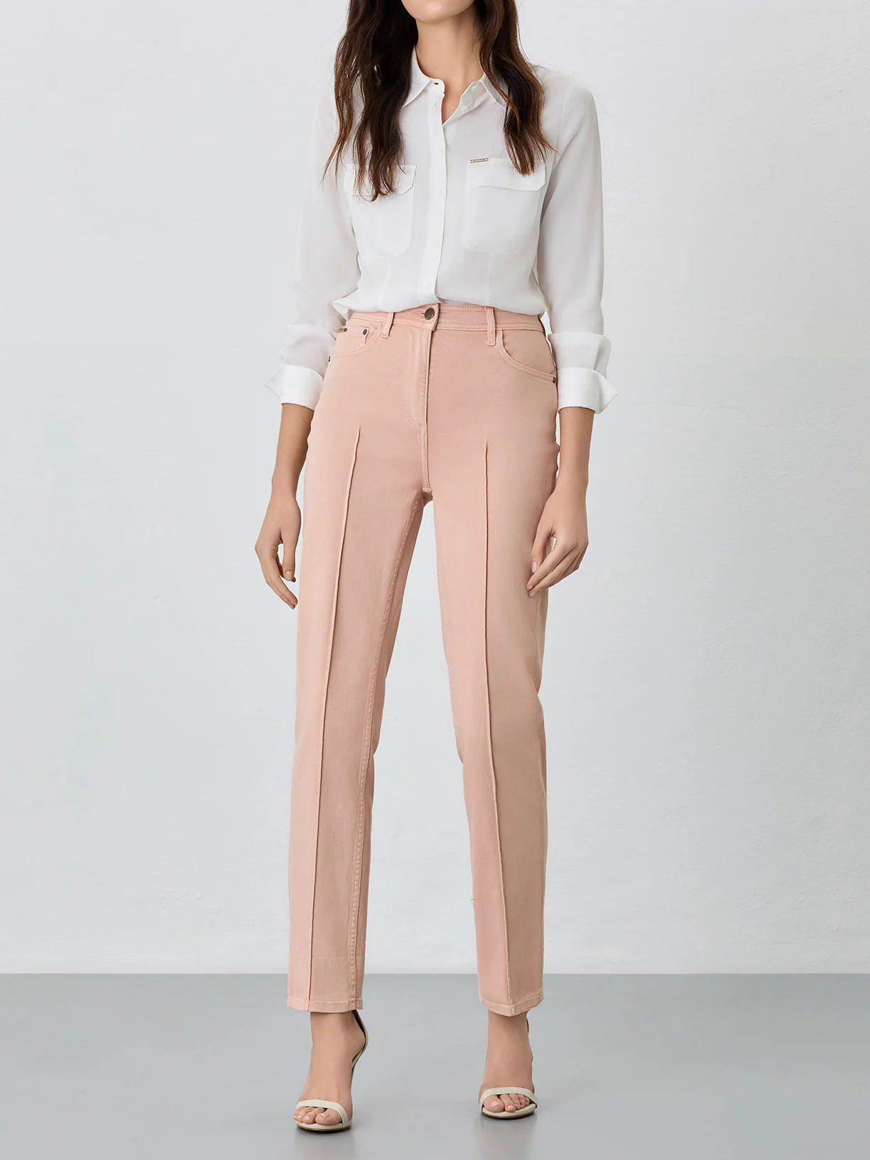 Calças com a bainha virada para cima - Image 5