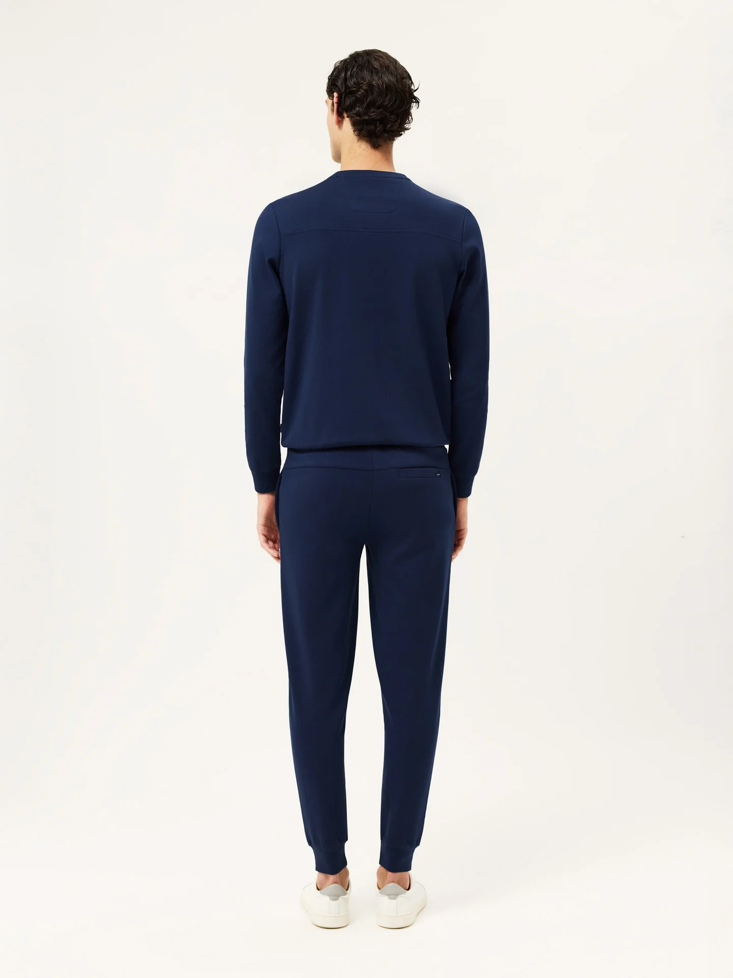 Calças em Felpa de Algodão com Rib na Cintura - Image 3