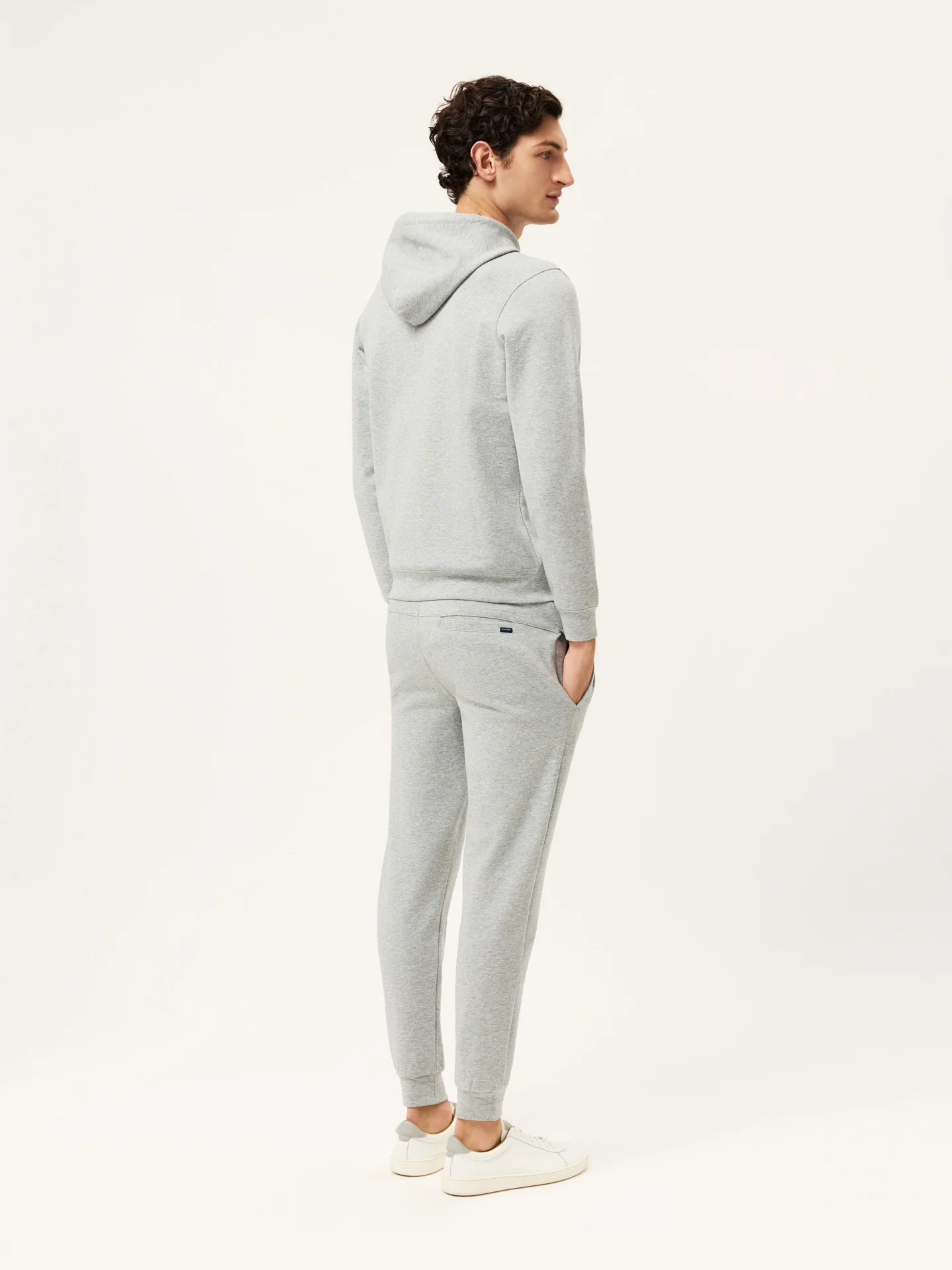 Calças em Felpa de Algodão com Rib na Cintura - Image 7