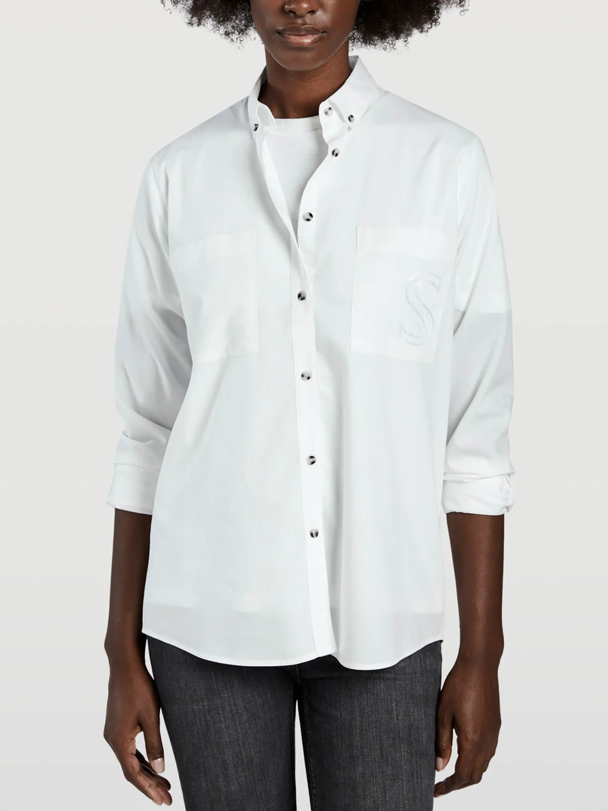 Camisa regular fit com bolsos no peito - Image 4