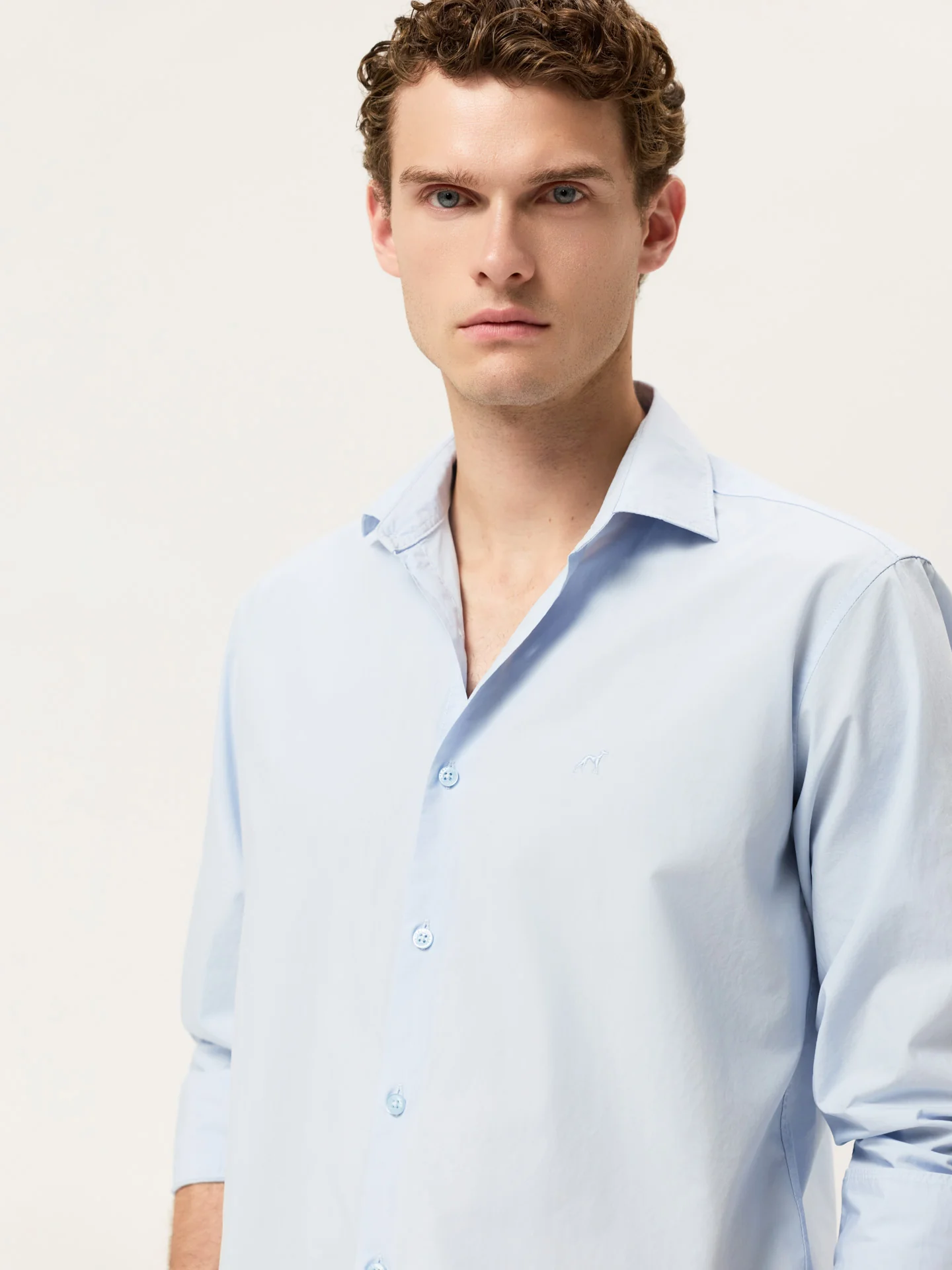 Camisa Regular Fit em Popeline Overdye com Colarinho Aberto - Image 18