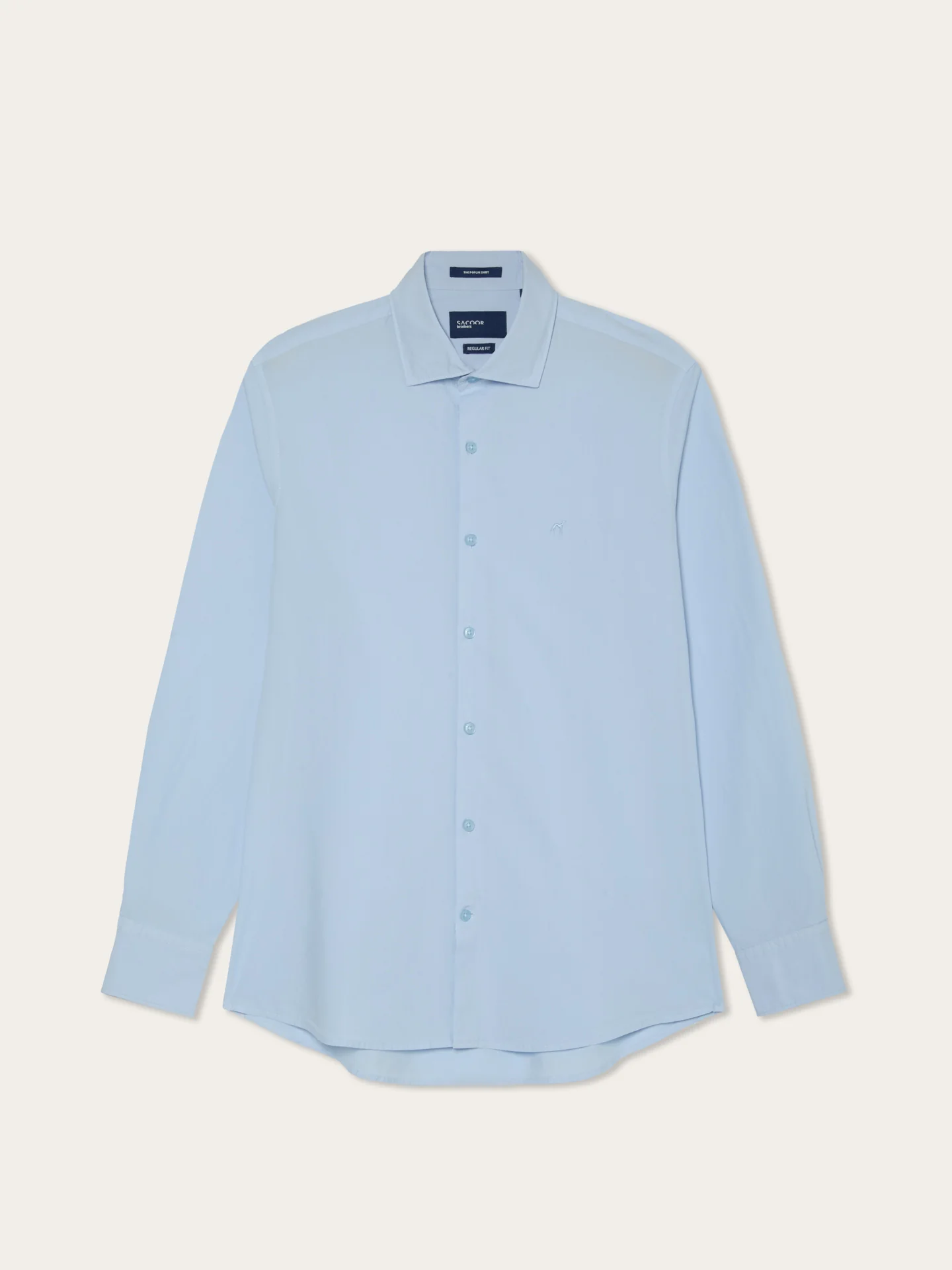 Camisa Regular Fit em Popeline Overdye com Colarinho Aberto - Image 20