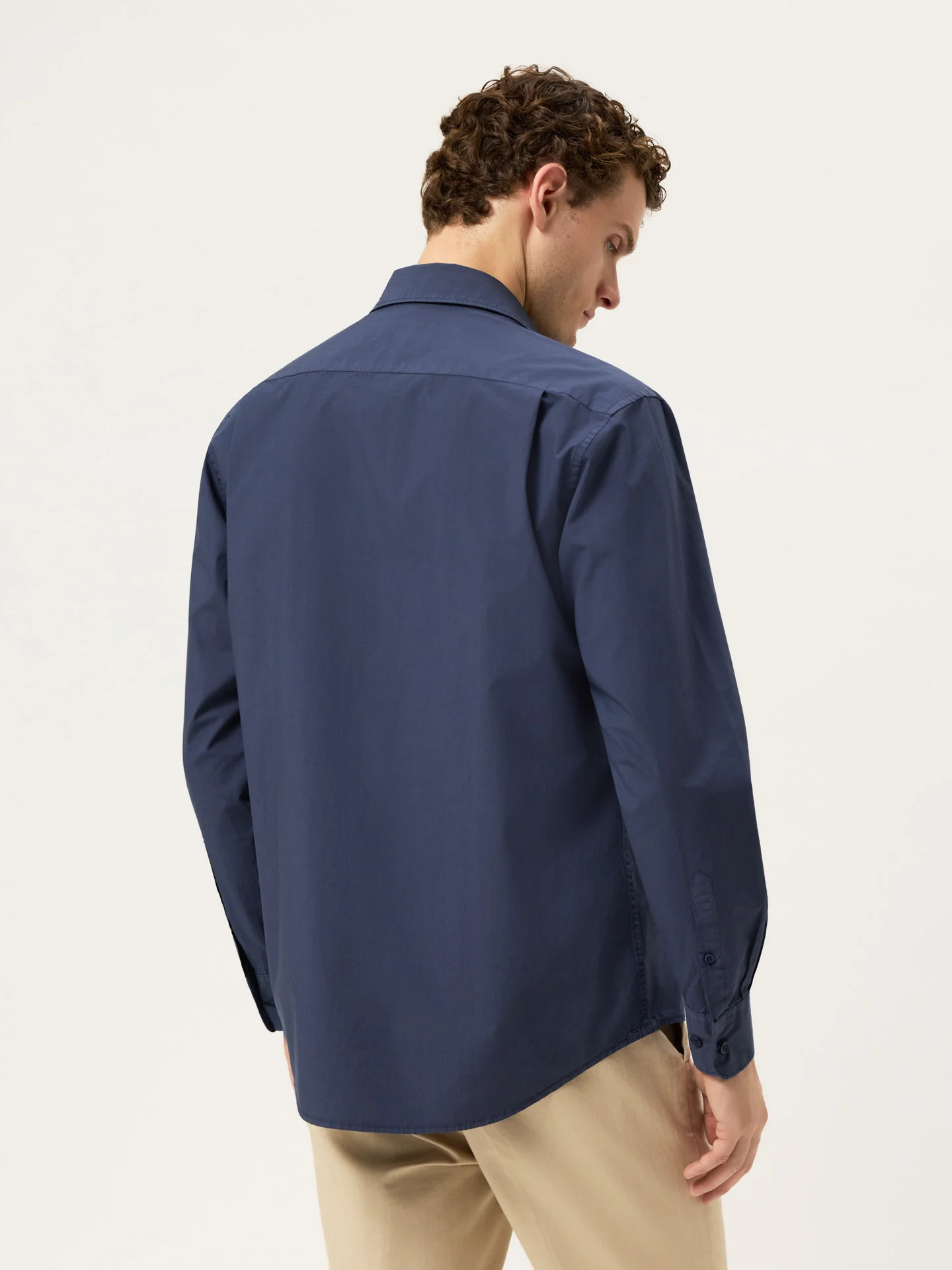 Camisa Regular Fit em Popeline Overdye com Colarinho Aberto - Image 27