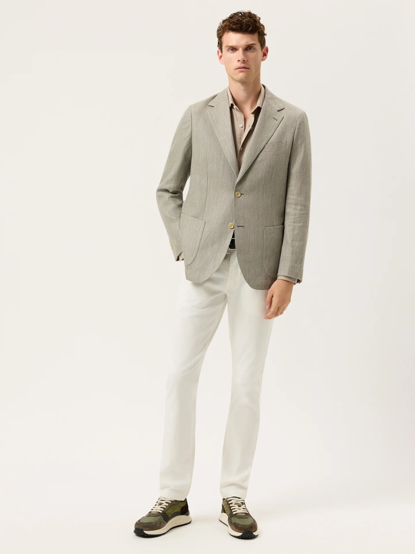 Camisa Slim Fit de Algodão Estruturado Garment Dye - Image 16