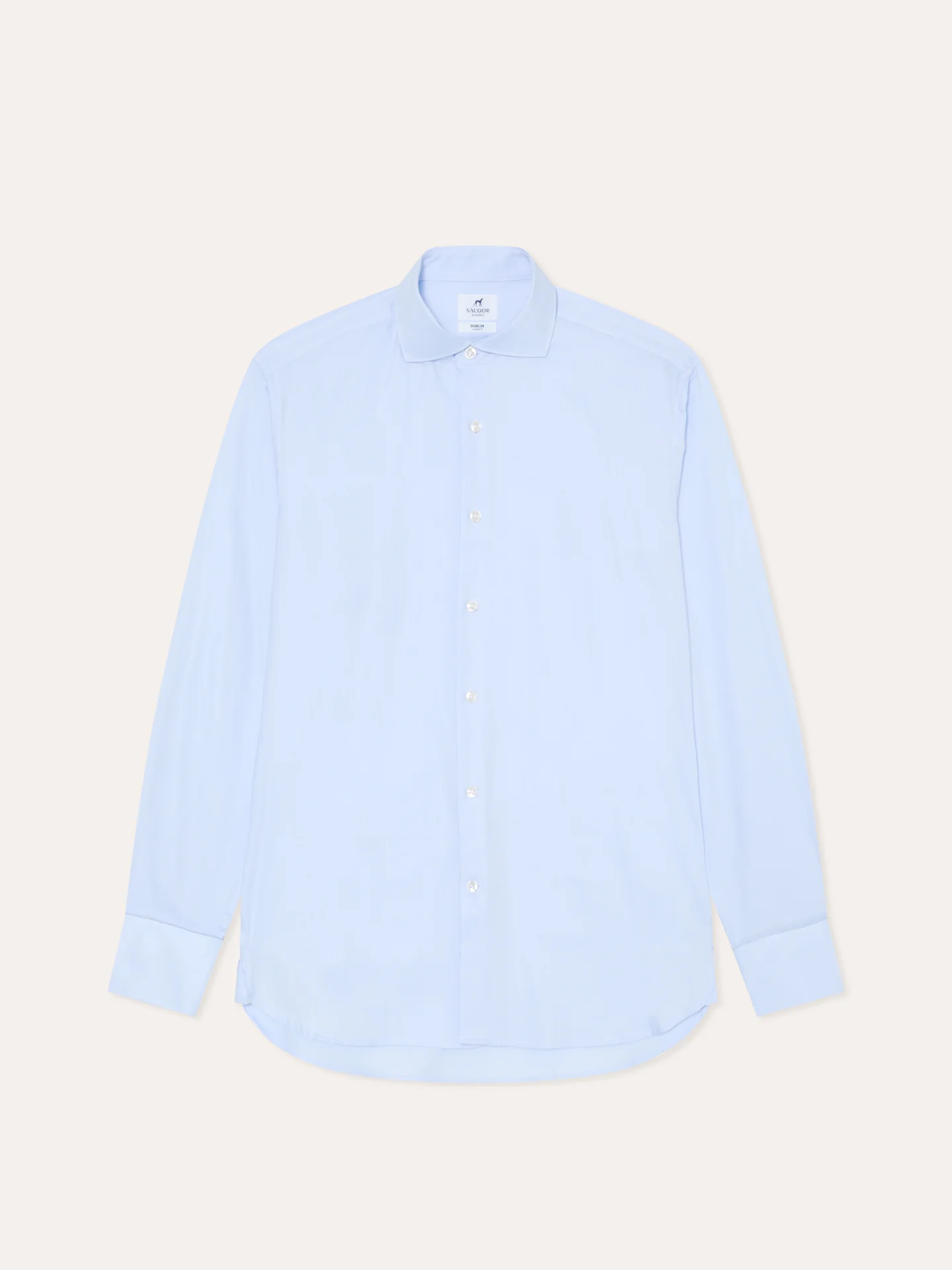 Camisa slim fit em oxford com colarinho Dublin e punhos duplos - Image 4