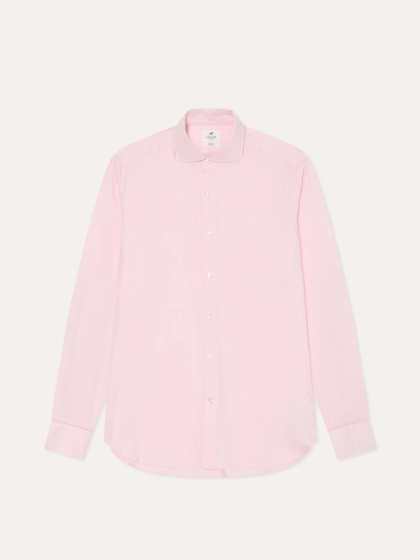 Camisa slim fit em oxford com colarinho Dublin e punhos duplos - Image 8