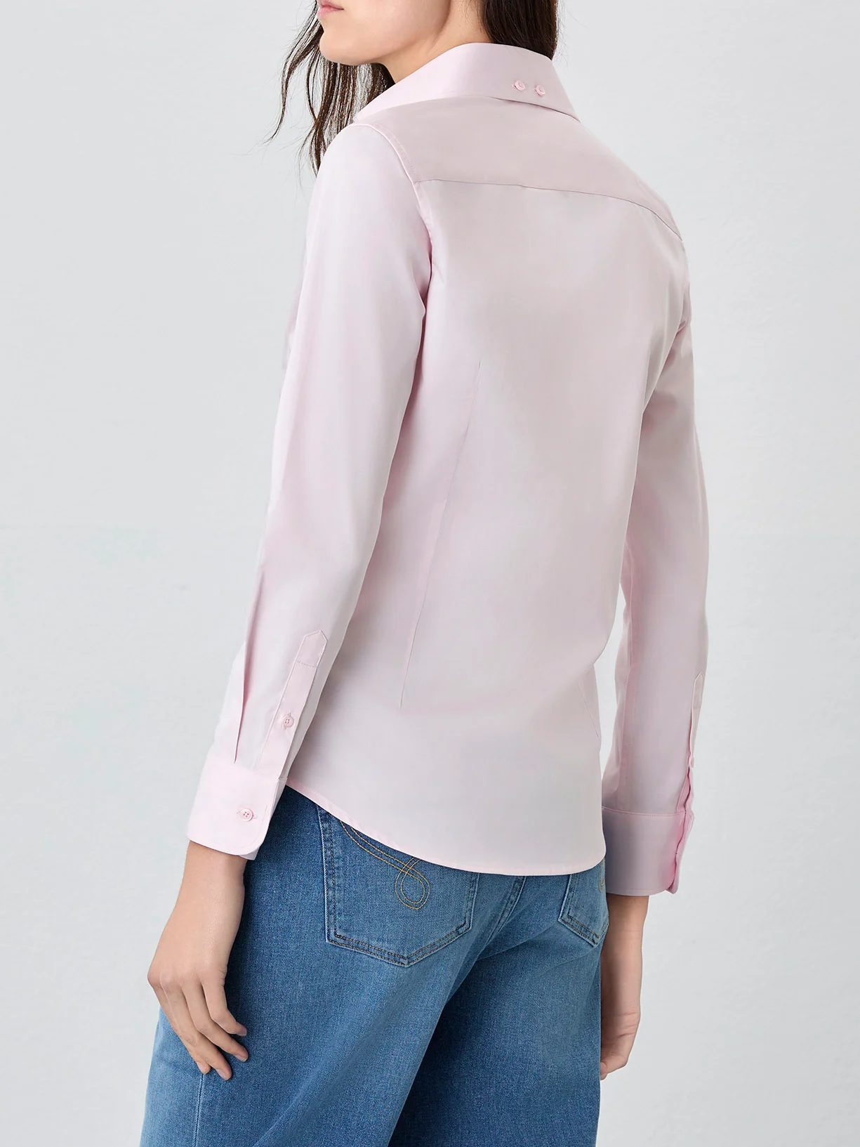 Camisa Slim Fit Em Popeline De Algodão Easy Care - Image 13