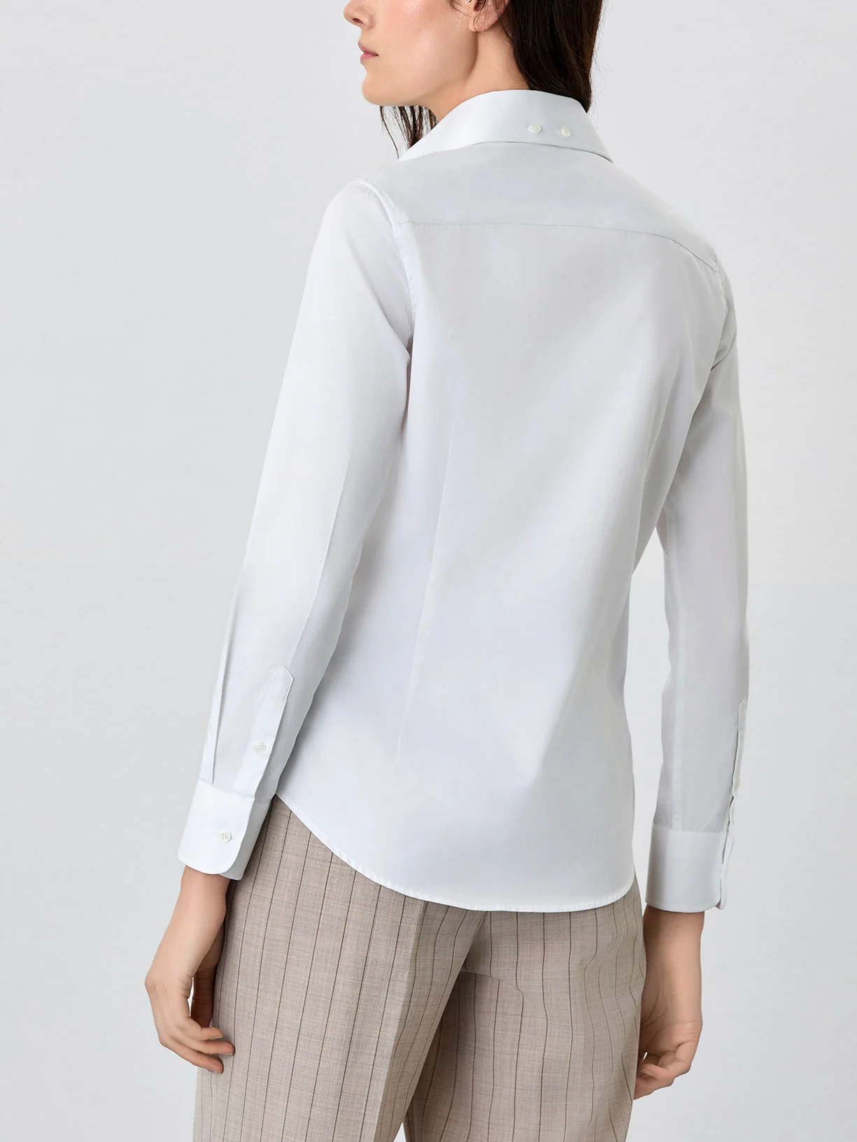 Camisa Slim Fit Em Popeline De Algodão Easy Care - Image 16