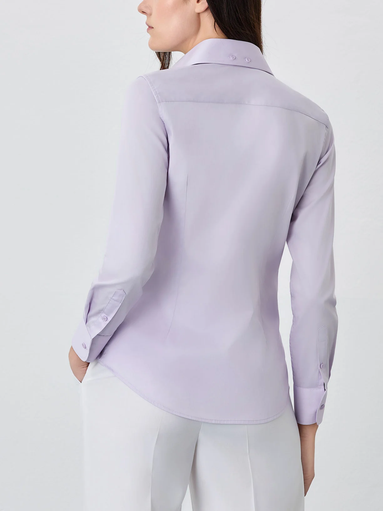 Camisa Slim Fit Em Popeline De Algodão Easy Care - Image 7