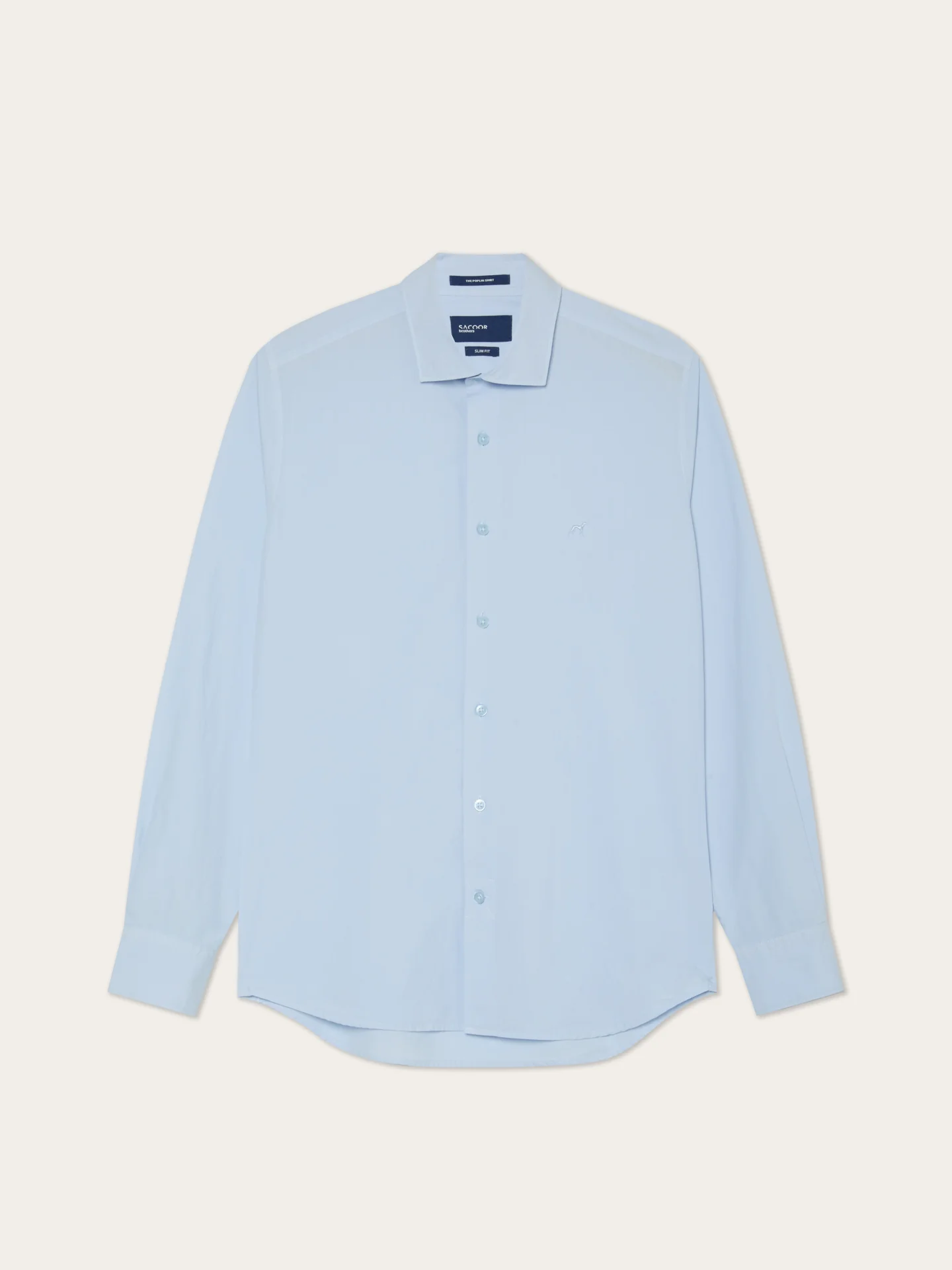 Camisa Slim Fit em Popeline Overdye com Colarinho Aberto - Image 28