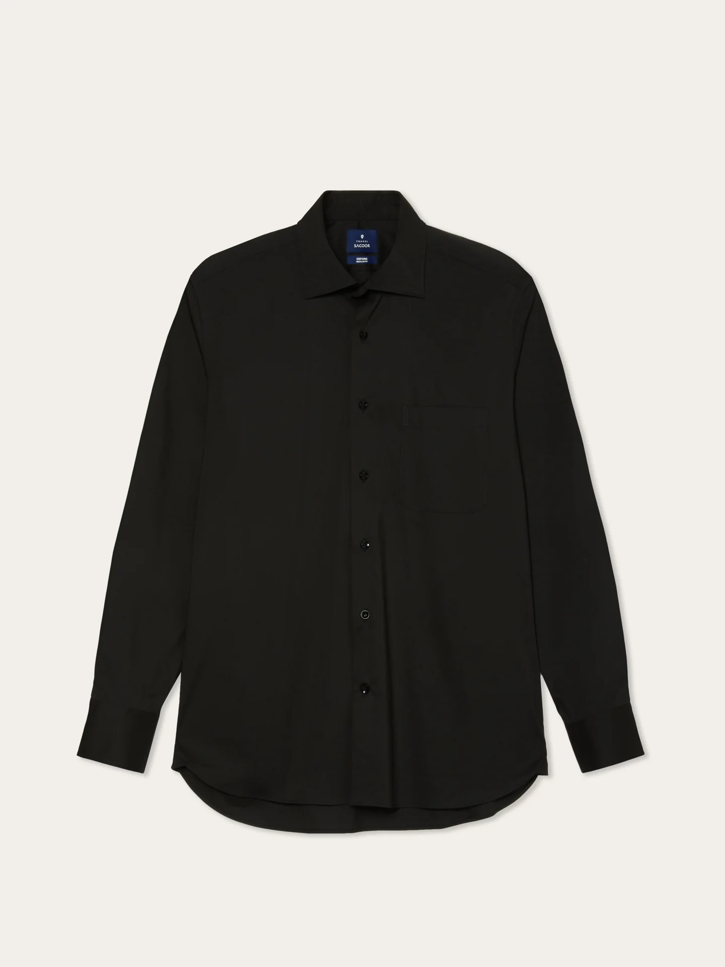 Camisa Travel Regular Fit em Algodão com Elasticidade com Colarinho Oxford e Bolso no Peito - Image 4