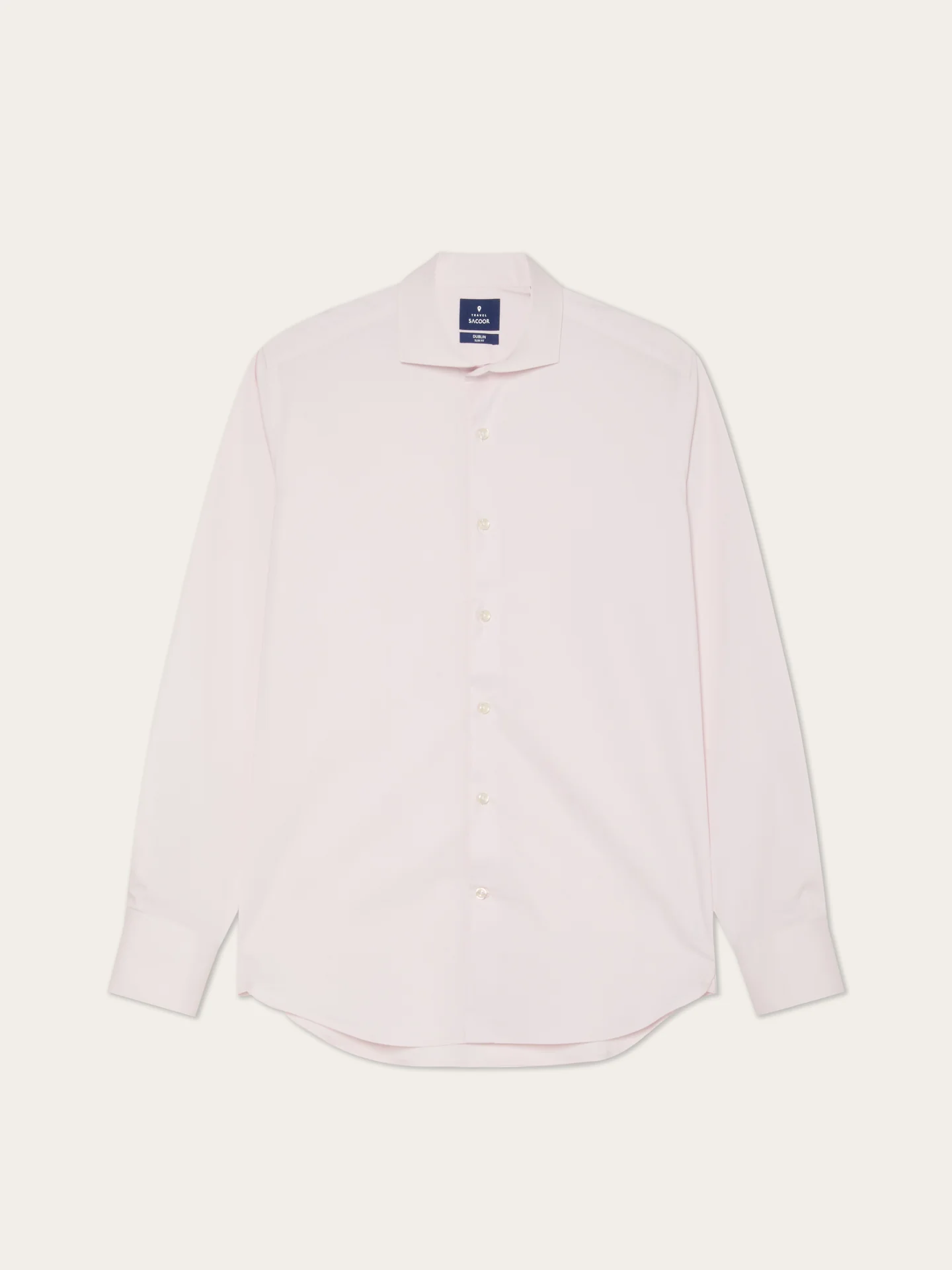 Camisa Travel Slim Fit em Algodão com Elasticidade com Colarinho Dublin - Image 17