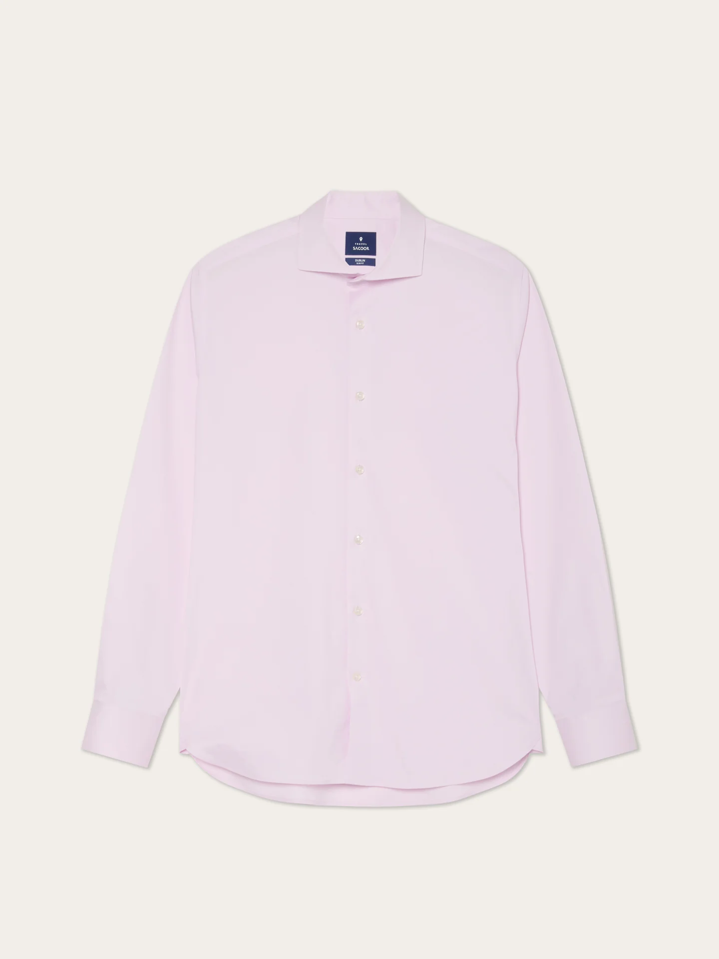 Camisa Travel Slim Fit em Algodão com Elasticidade com Colarinho Dublin - Image 21