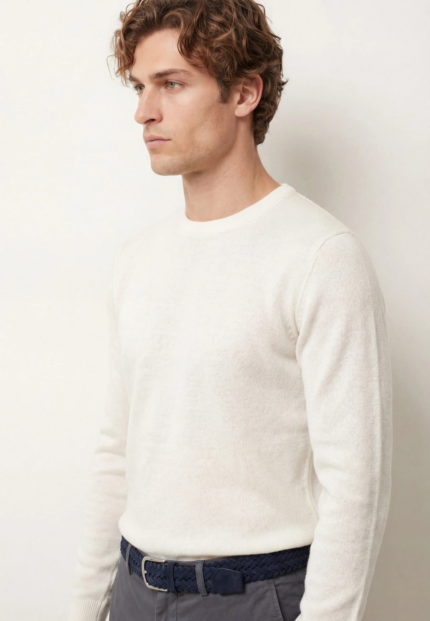 Camisola Com Decote Redondo Em 100% Algodão - Image 11