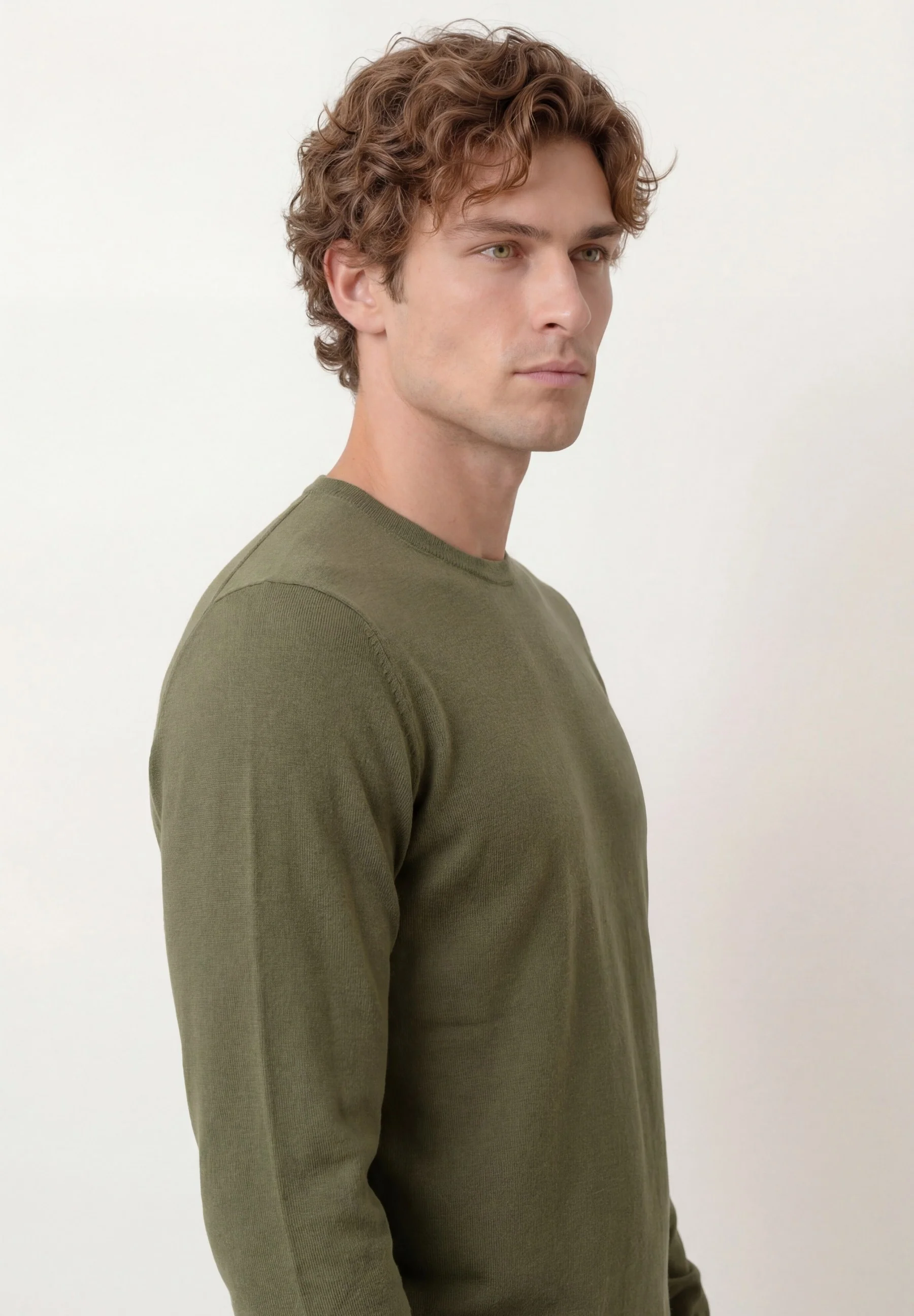 Camisola Com Decote Redondo Em 100% Algodão - Image 14