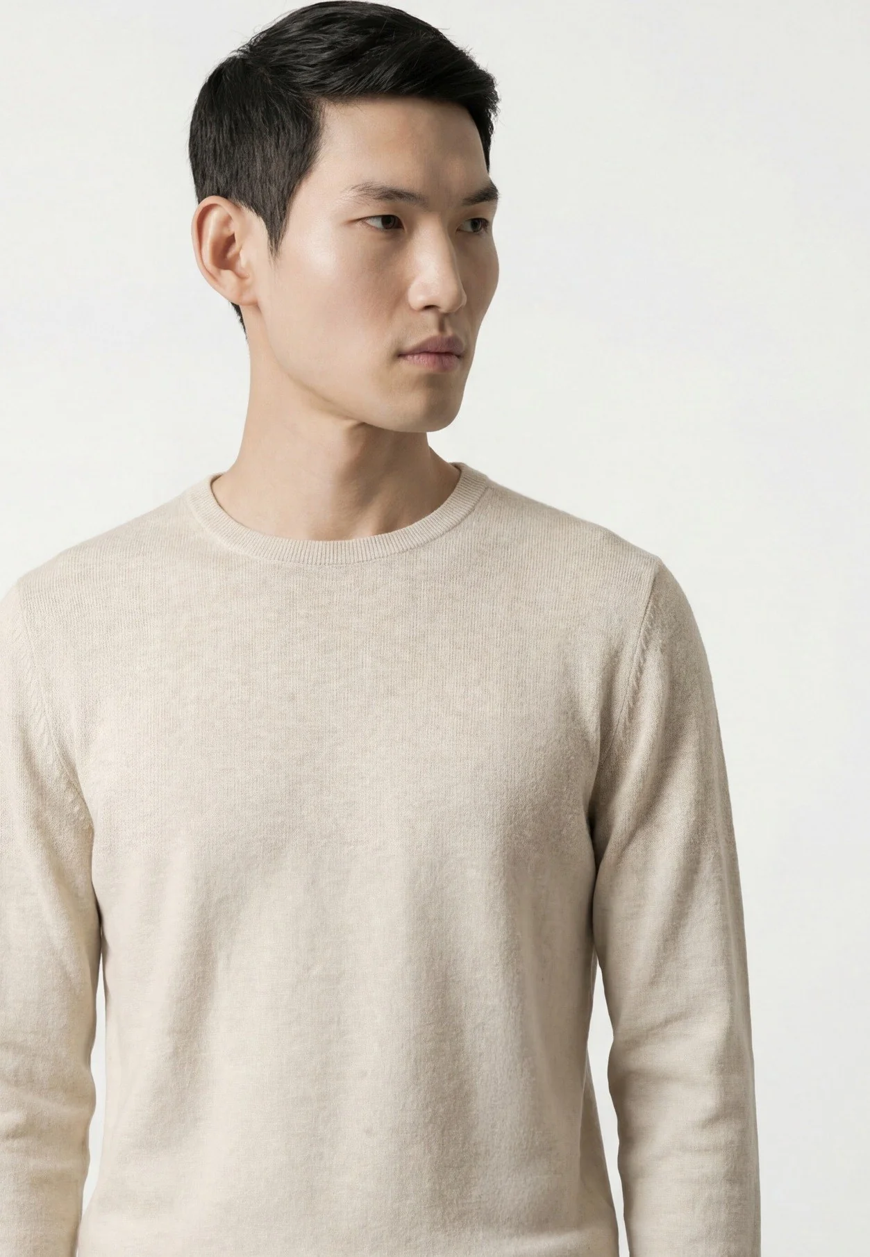 Camisola Com Decote Redondo Em 100% Algodão - Image 2