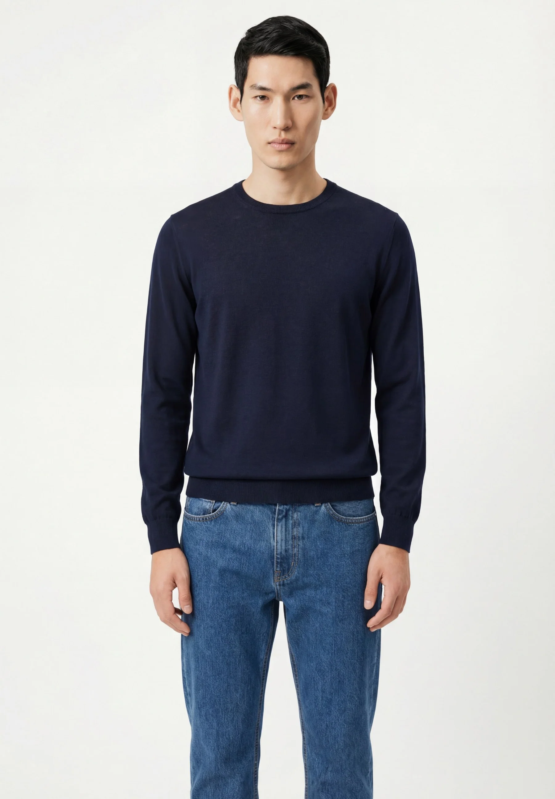 Camisola Com Decote Redondo Em 100% Algodão - Image 5