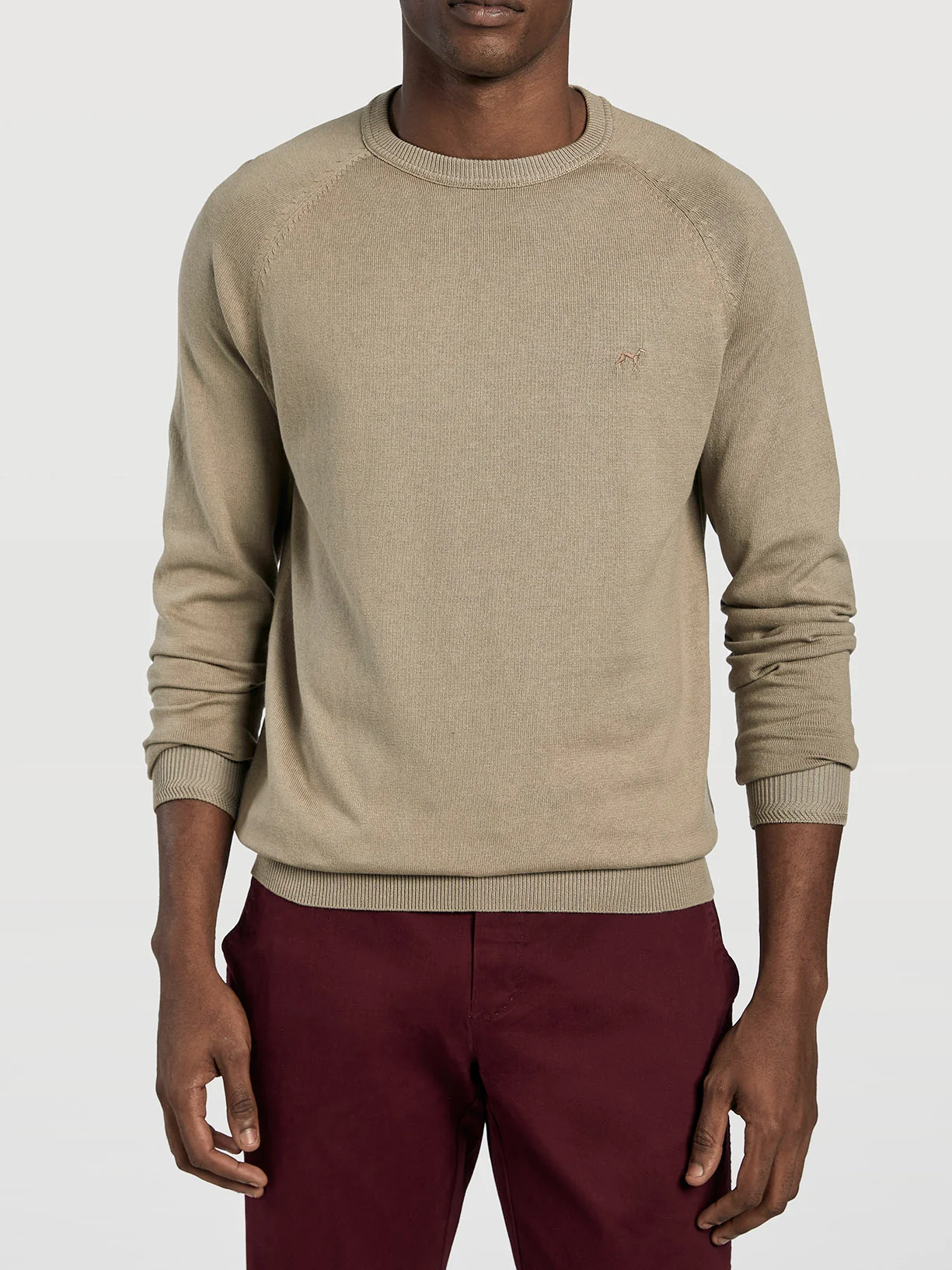 Camisola decote redondo Garment dye - Image 6