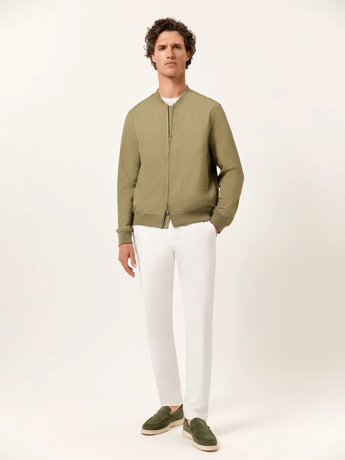 Casaco bomber leve em garment wash - Image 7