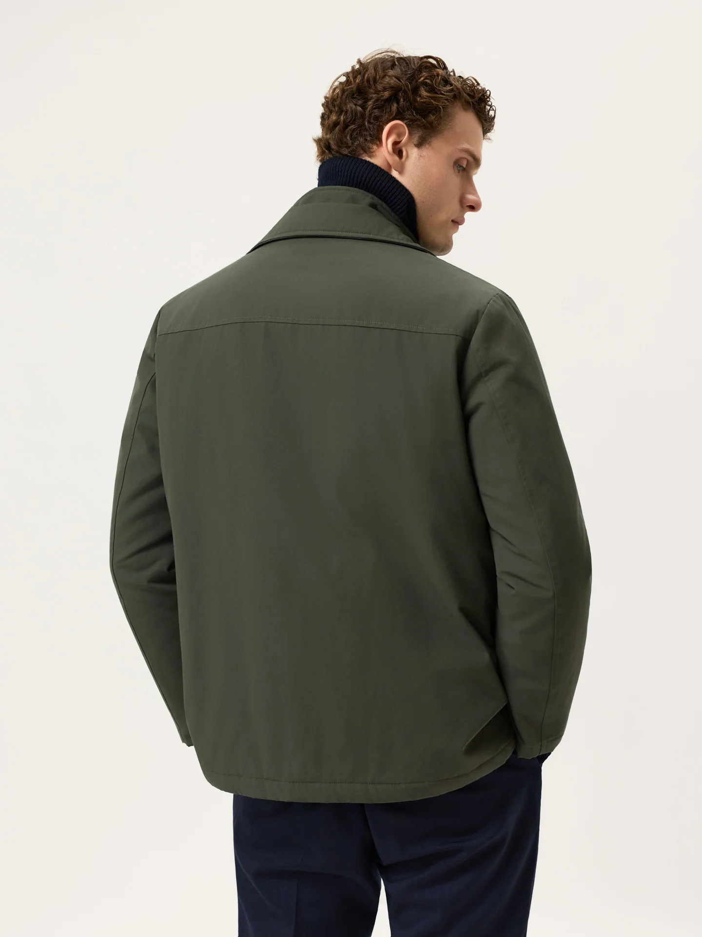 Casaco com Capuz em Algodão e Nylon - Image 13