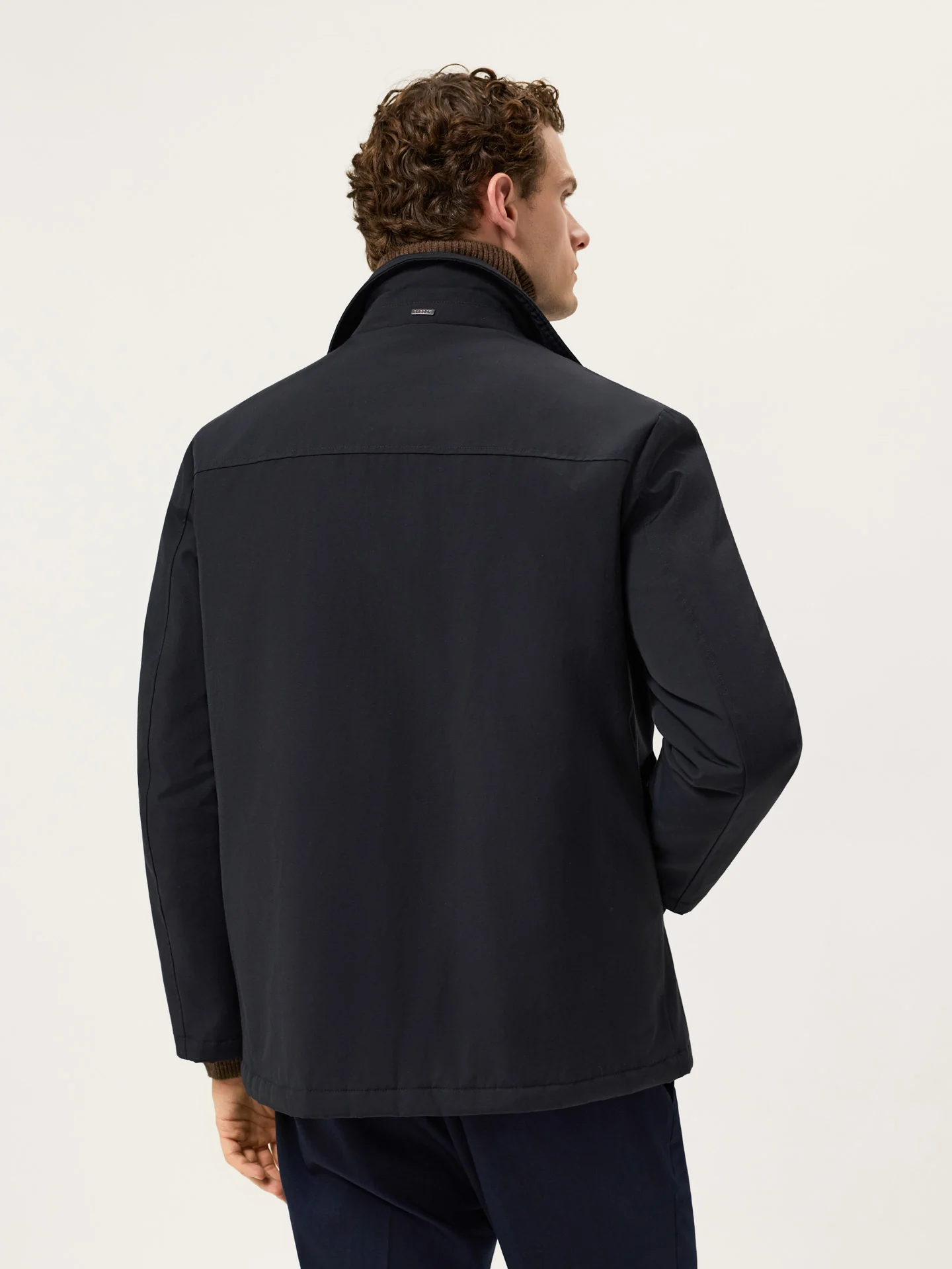 Casaco com Capuz em Algodão e Nylon - Image 8