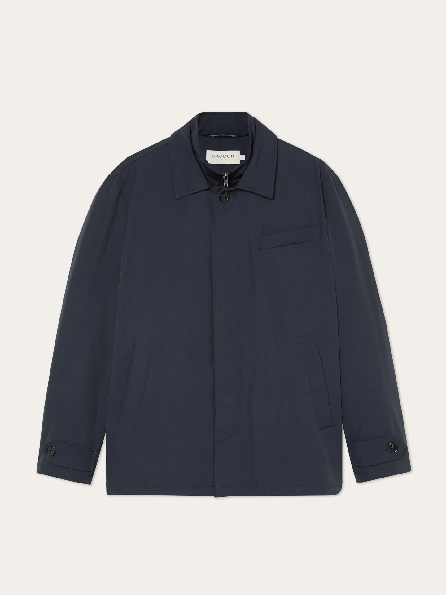 Casaco com Capuz em Algodão e Nylon - Image 9