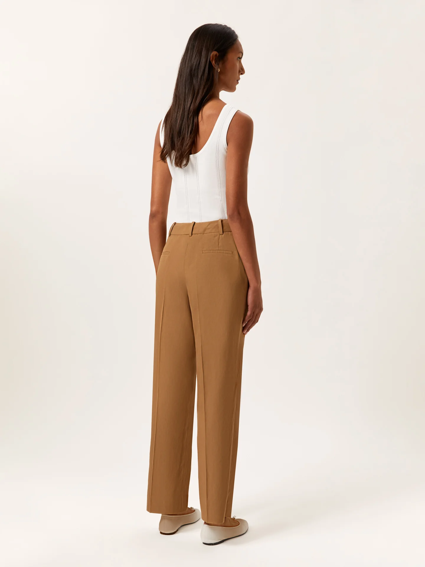 Fato de trespasse em mistura de Linho Lyocell e Algodão - Image 3