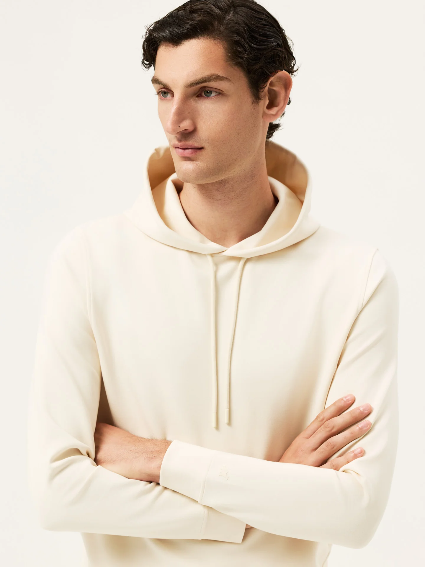 Hoodie em Felpa com Logo da Marca Estampado em Relevo - Image 4