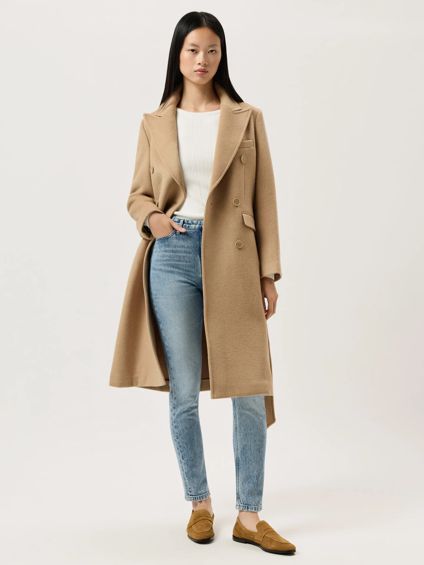 Jeans slim fit em ganga de algodão premium - Image 4