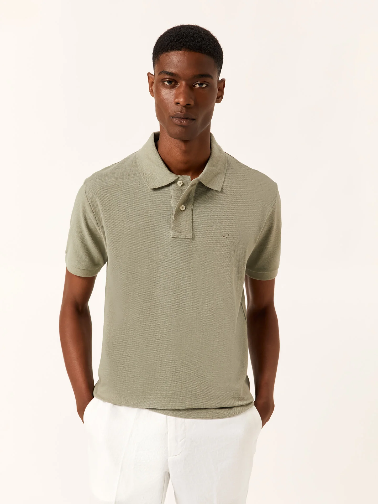 Polo regular fit em piqué - Image 7