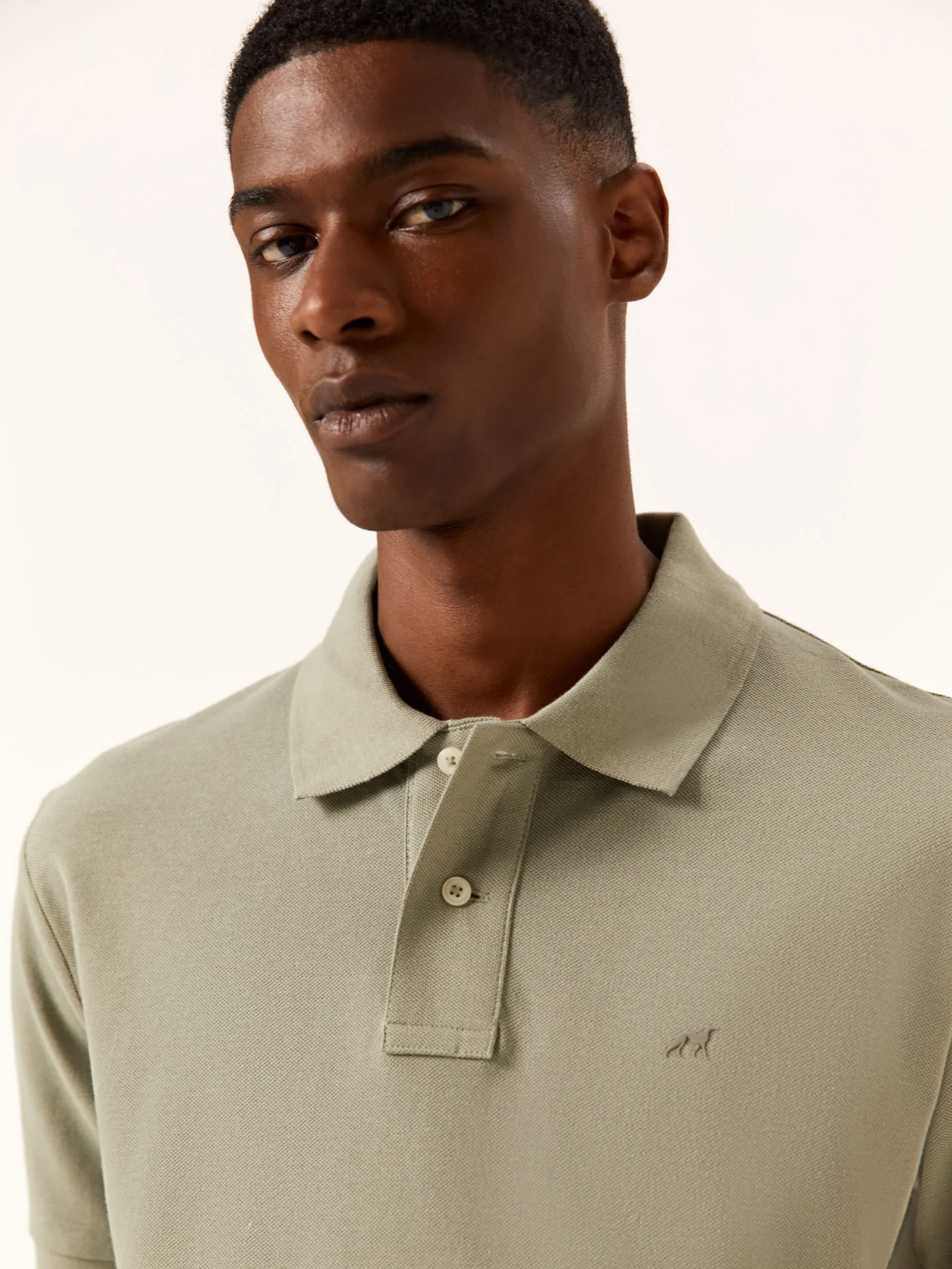 Polo regular fit em piqué - Image 8