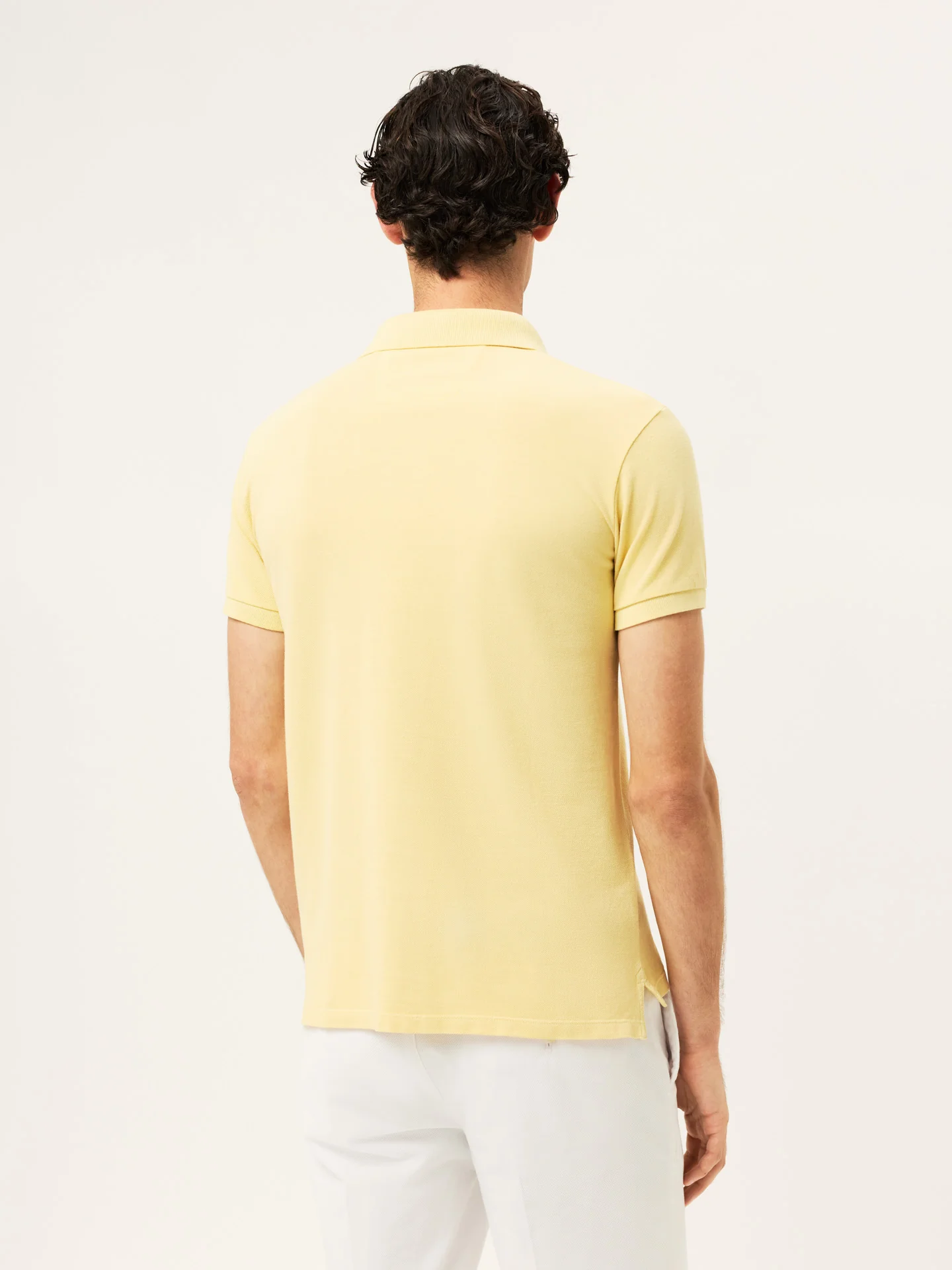 Polo slim fit em piqué da edição garment dye - Image 20