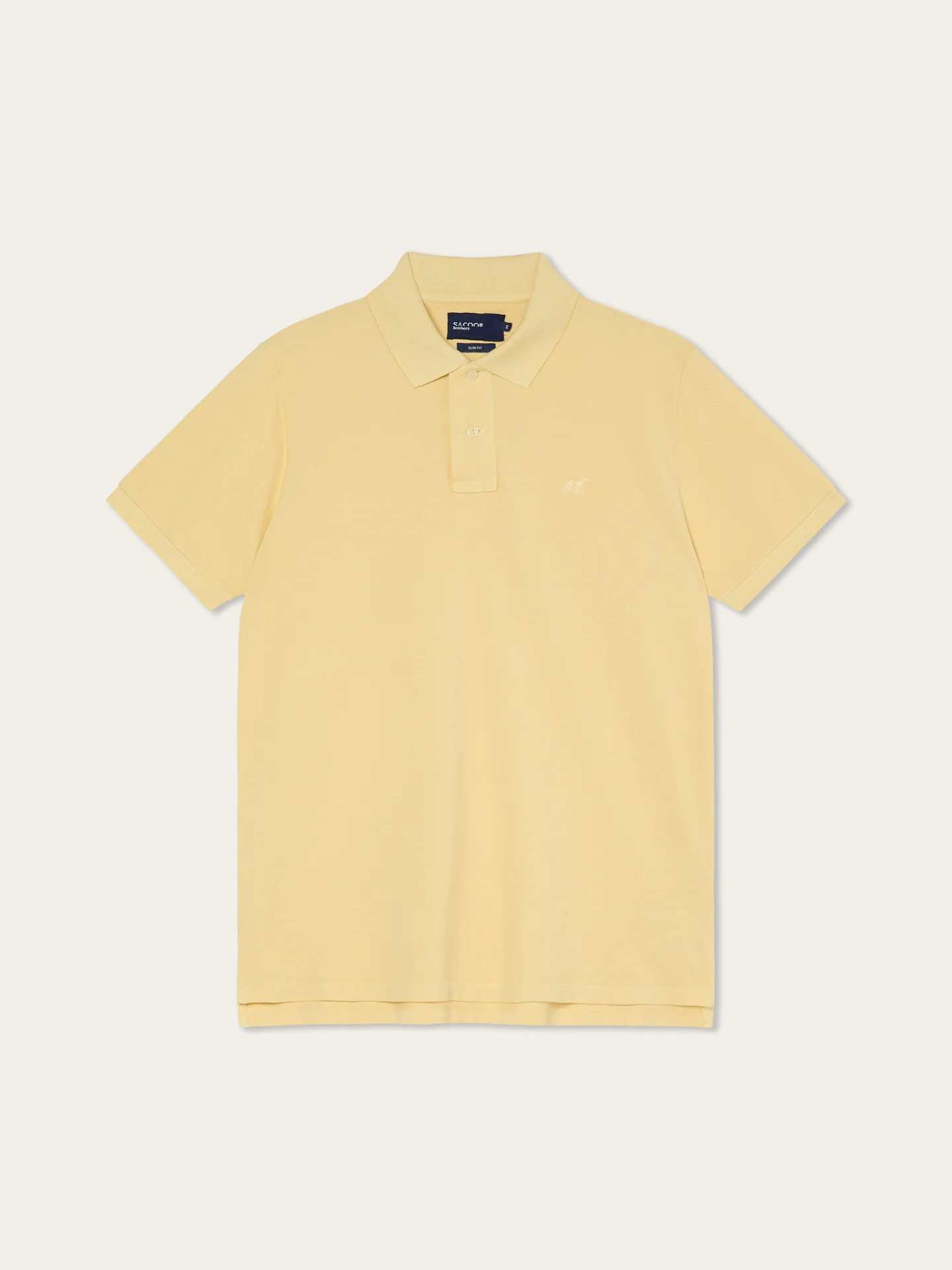 Polo slim fit em piqué da edição garment dye - Image 21