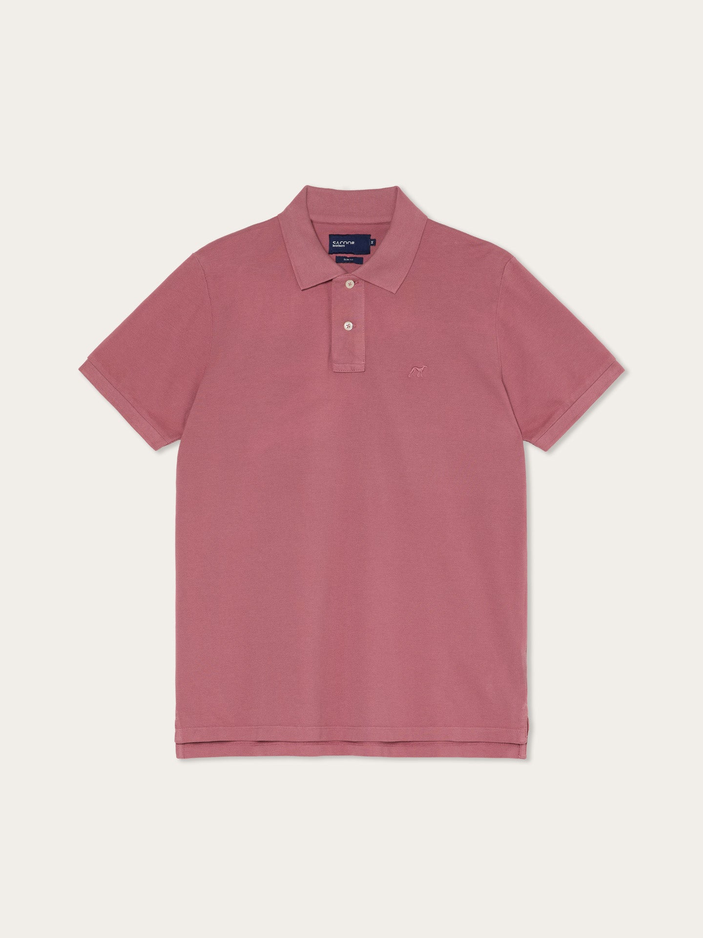 Polo slim fit em piqué da edição garment dye - Image 4