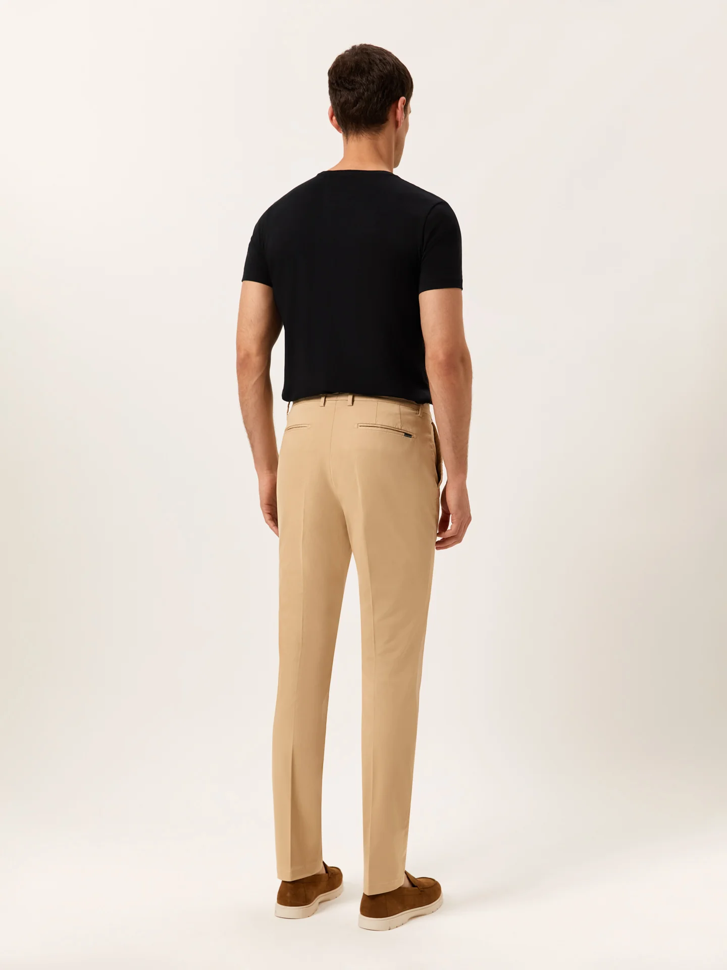 Slim Fit Calças Casuais em Algodão Comfort - Image 3