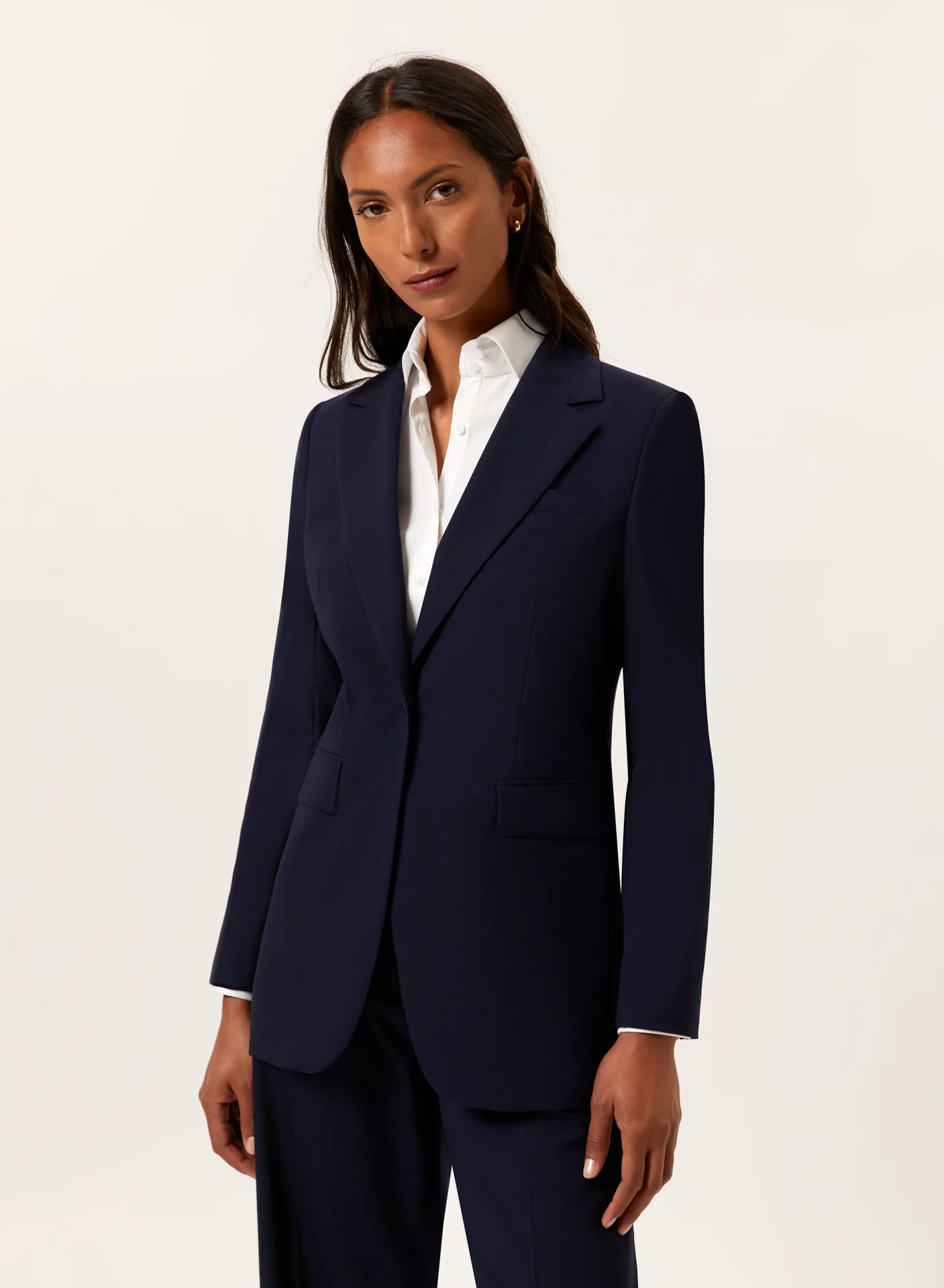 Slim Fit Fato em Lã de Alta Performance - Image 3