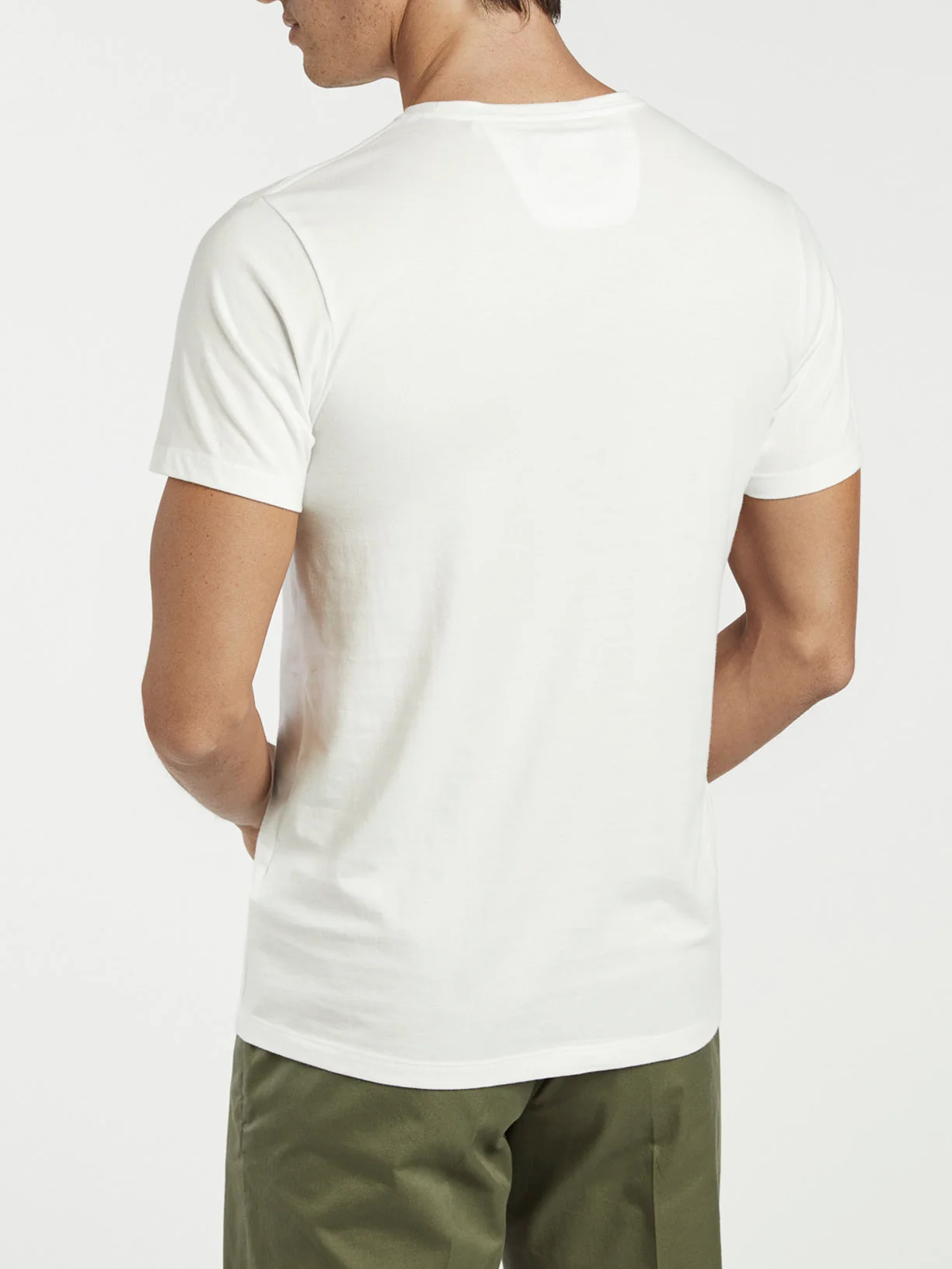 T-shirt com Logótipo Bordado em 100% Algodão Orgânico - Image 3