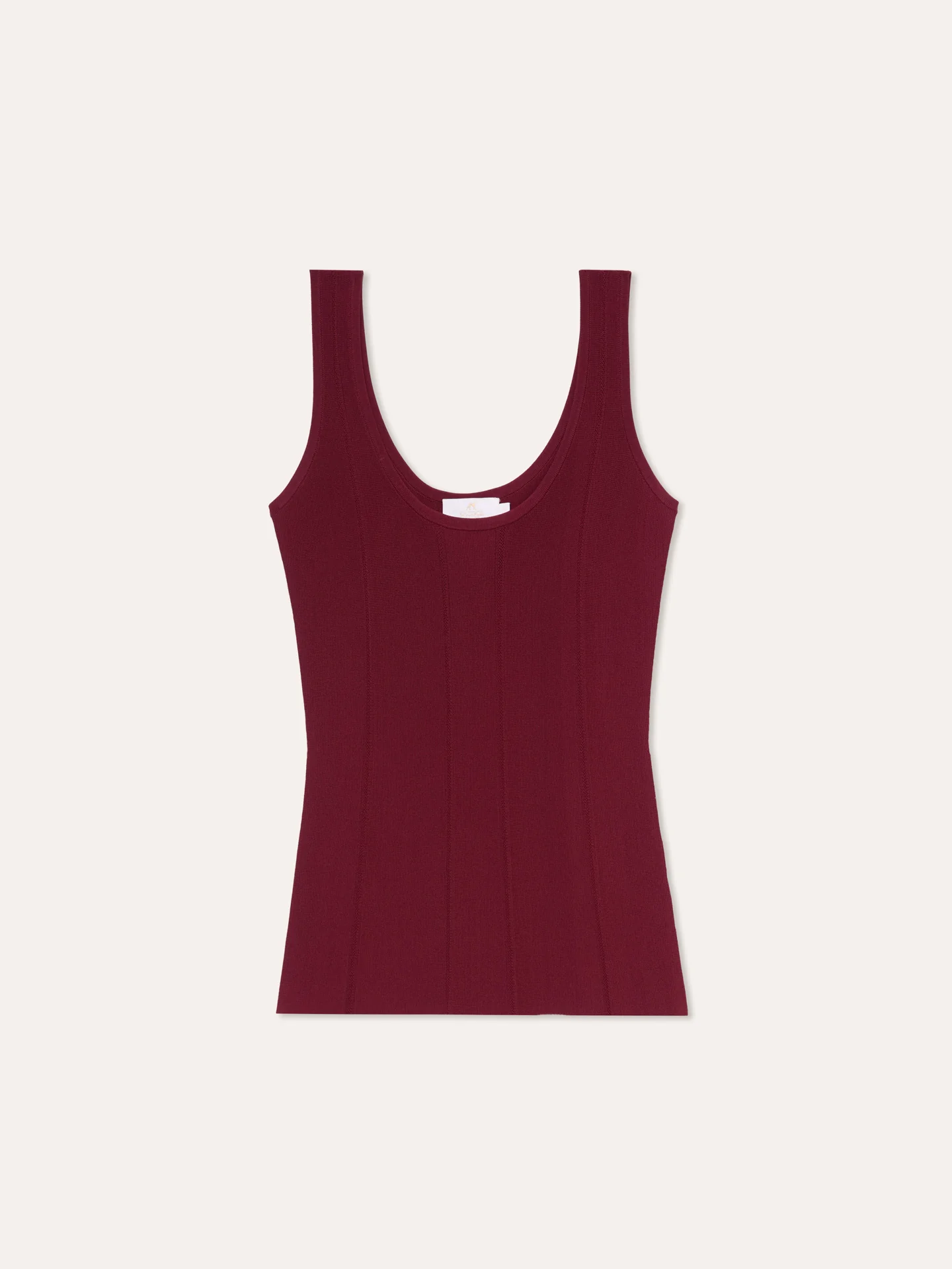 Tank Top com riscas de malha Ajour em Viscose e Nylon - Image 5
