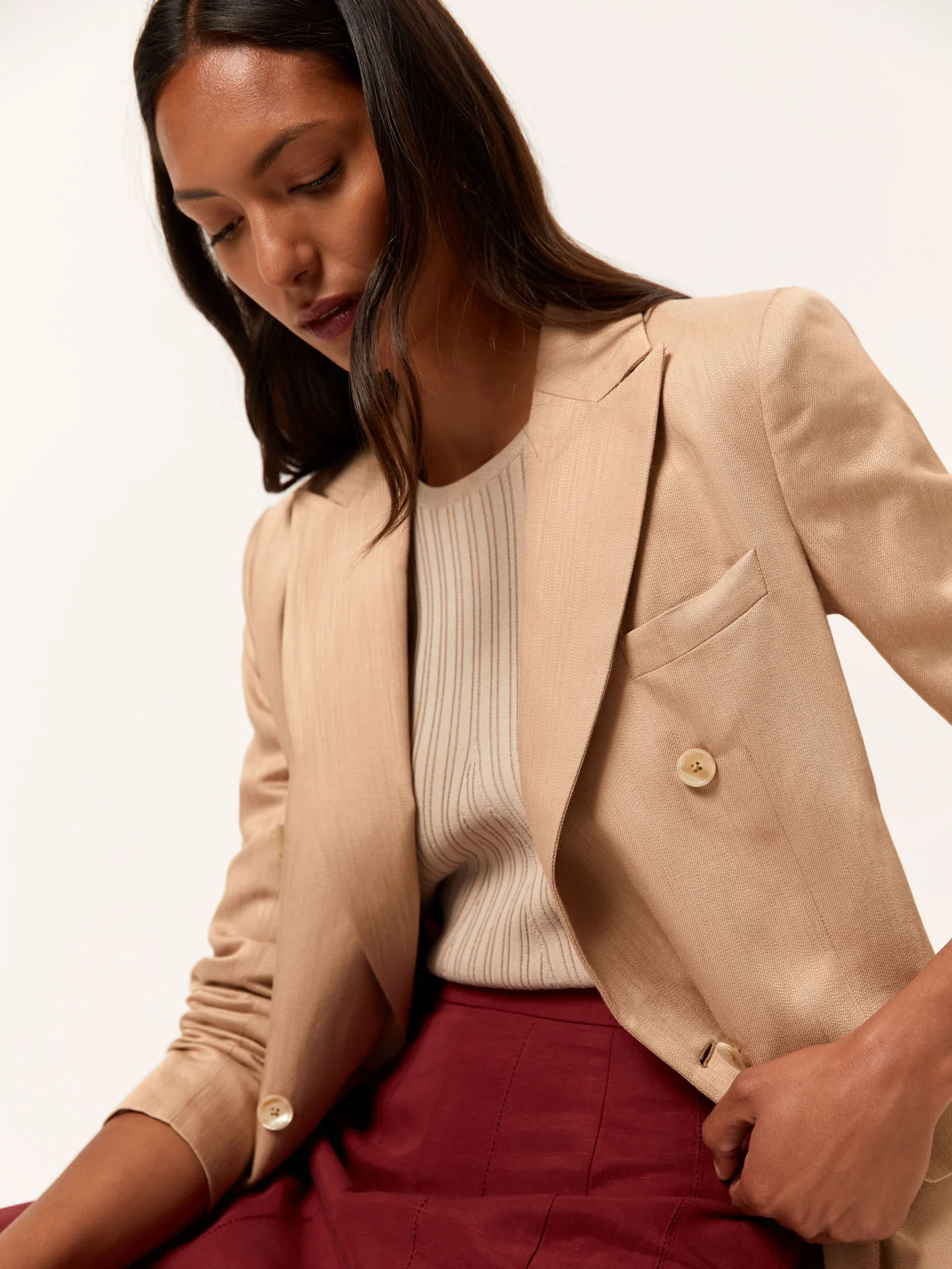 Tank Top de rib em mistura de Viscose e Nylon - Image 13