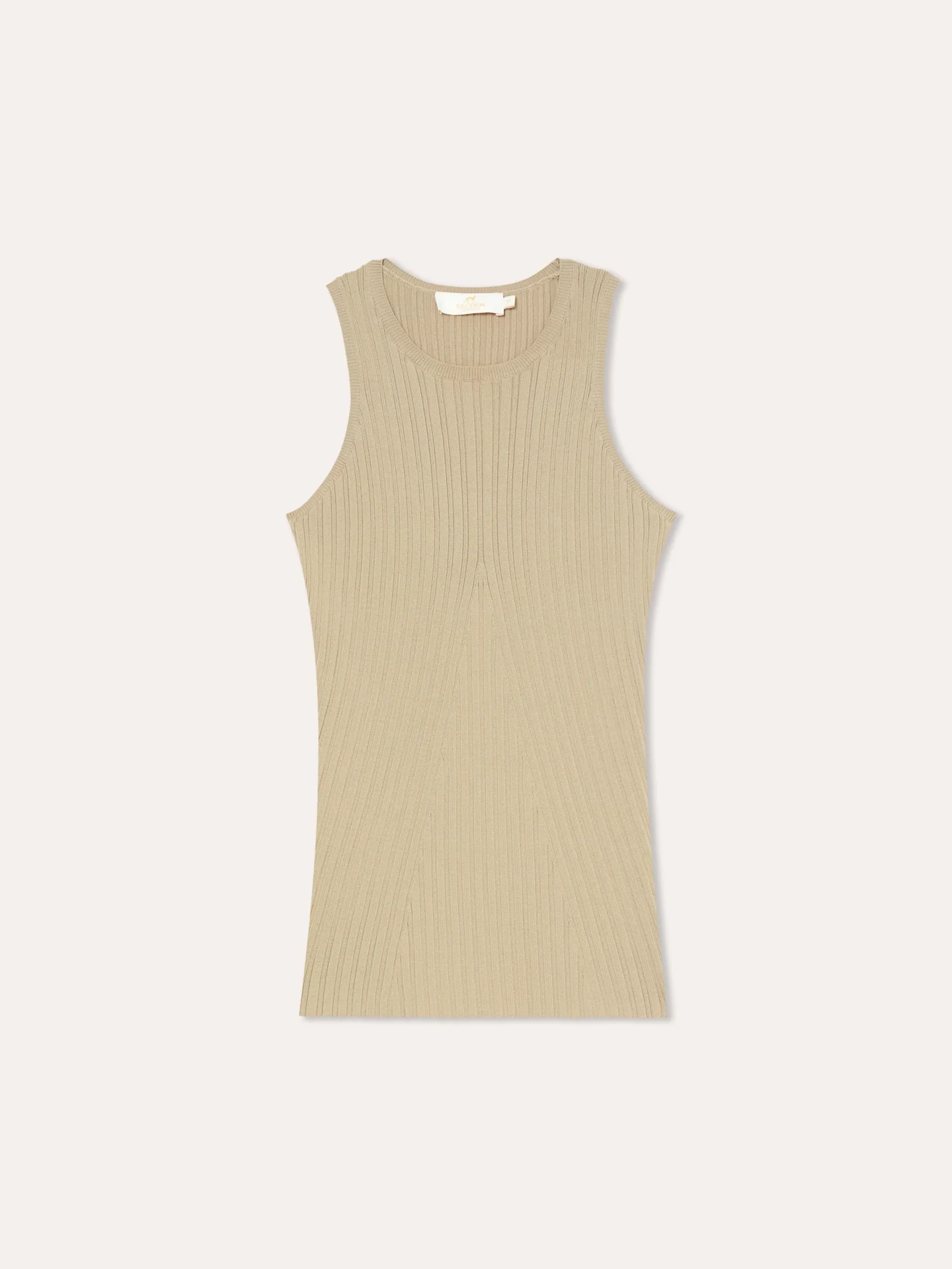 Tank Top de rib em mistura de Viscose e Nylon - Image 16