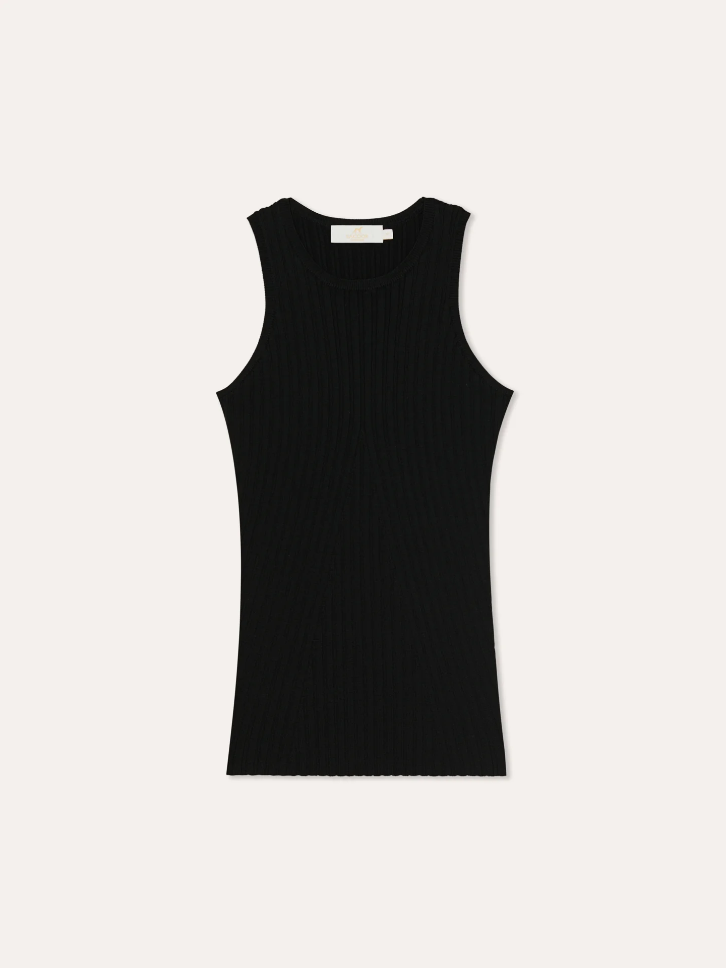 Tank Top de rib em mistura de Viscose e Nylon - Image 5