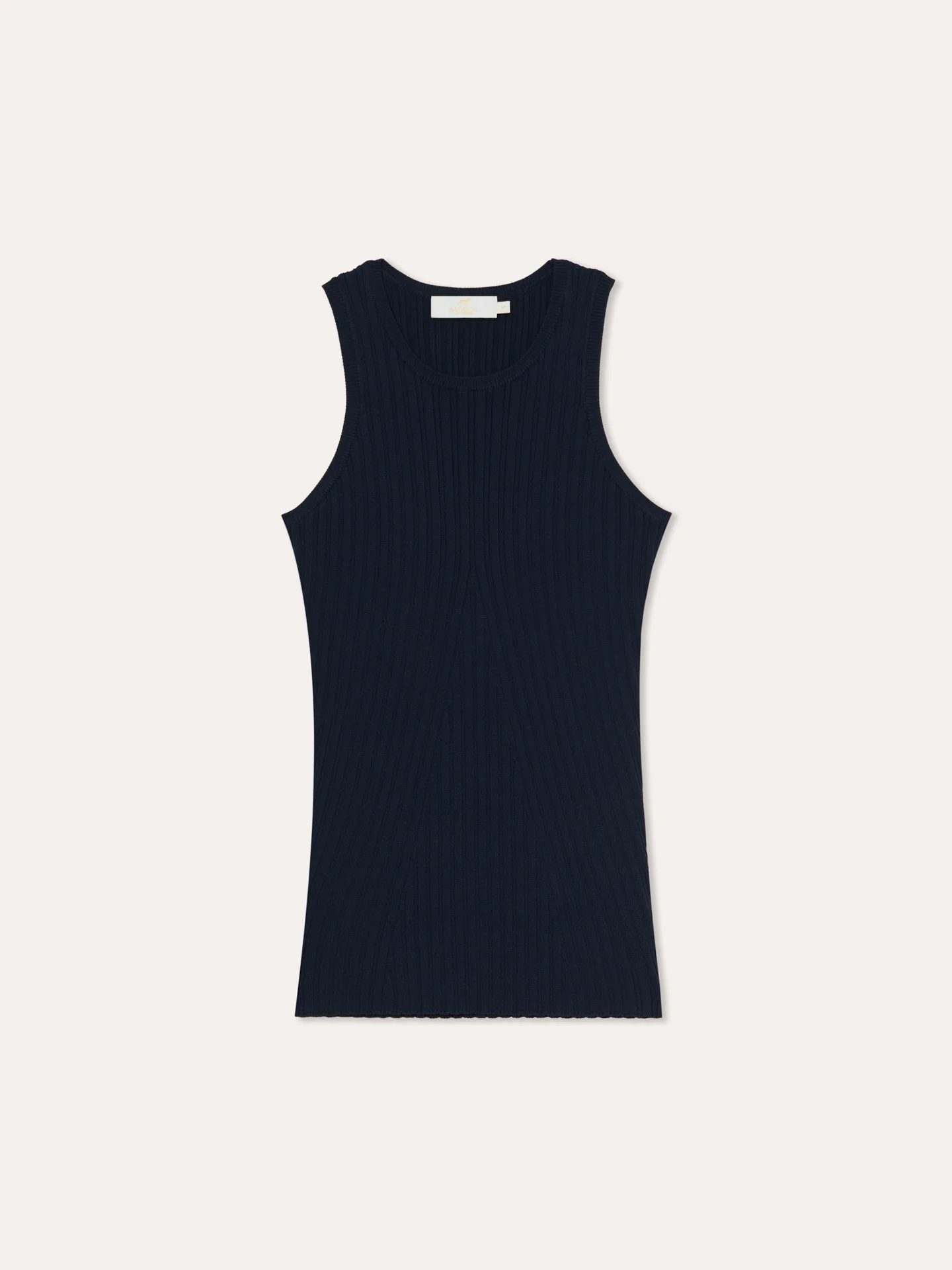 Tank Top de rib em mistura de Viscose e Nylon - Image 9