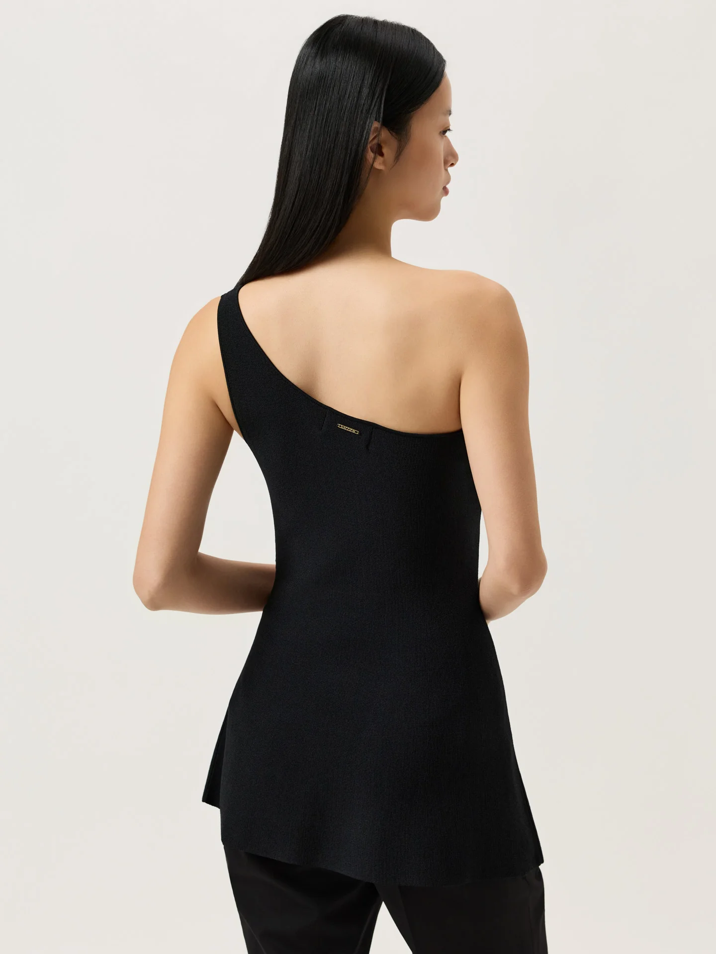 Top Ombro à Mostra com Peplum em Mistura de Viscose - Image 3